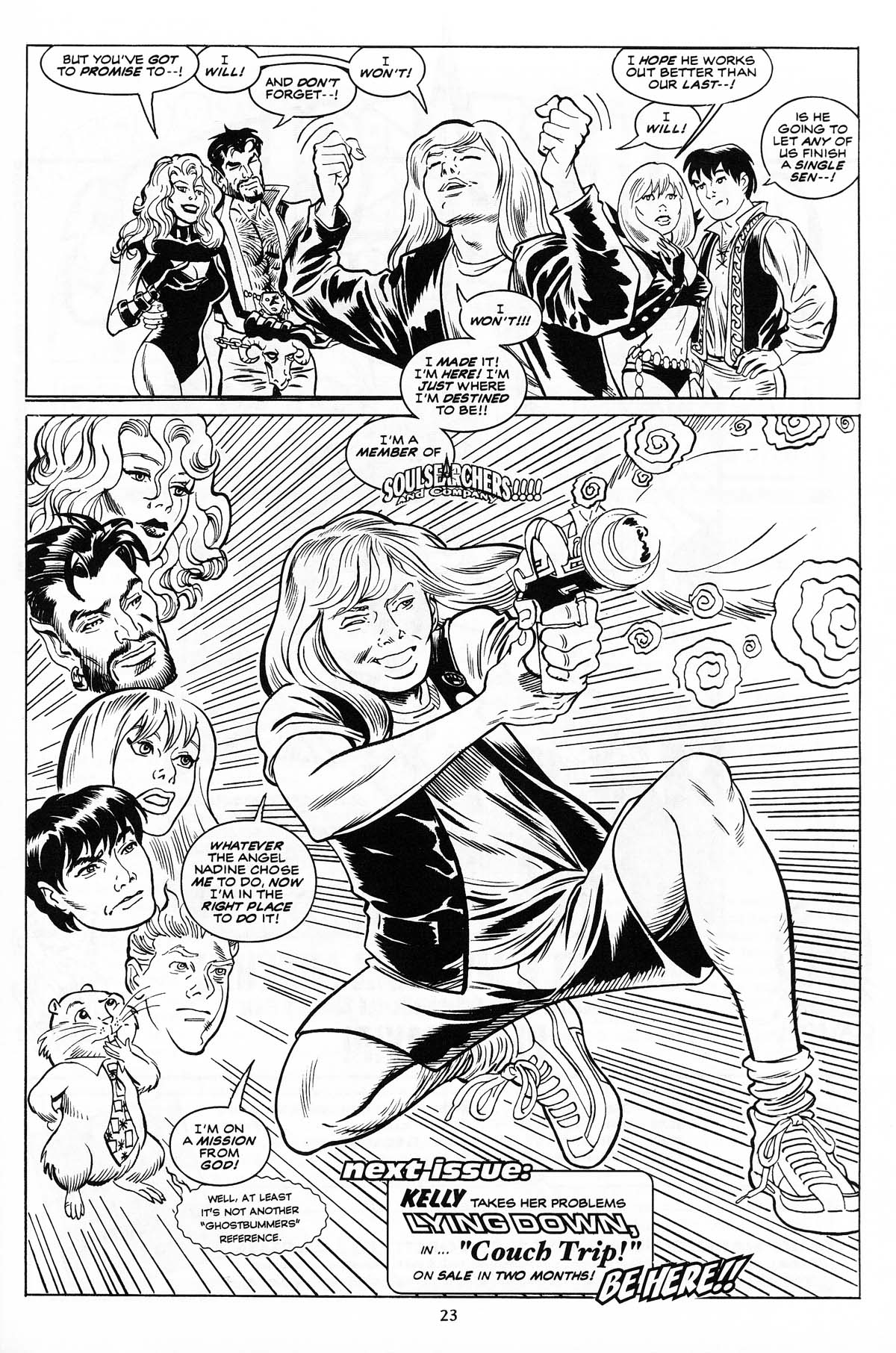 Read online Soulsearchers and Company comic -  Issue #59 - 25