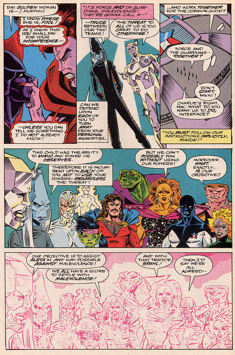 Read online Guardians of the Galaxy (1990) comic -  Issue #16 - 21