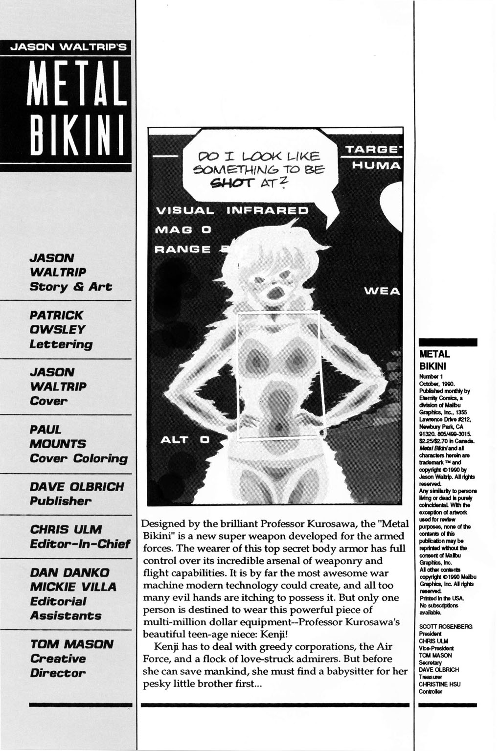 Read online Metal Bikini (1990) comic -  Issue #1 - 2