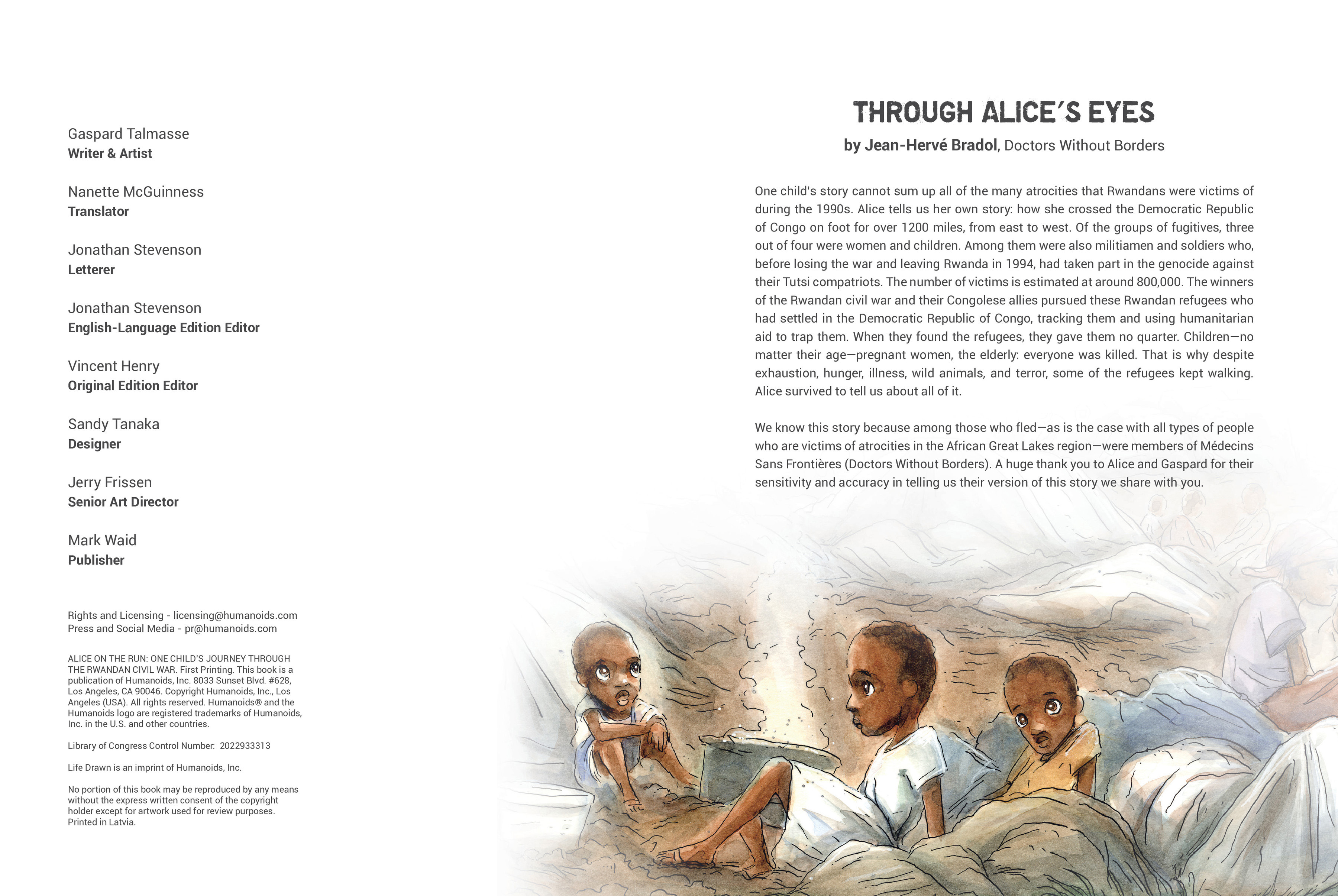 Read online Alice on the Run: One Child's Journey Through the Rwandan Civil War comic -  Issue # TPB - 4