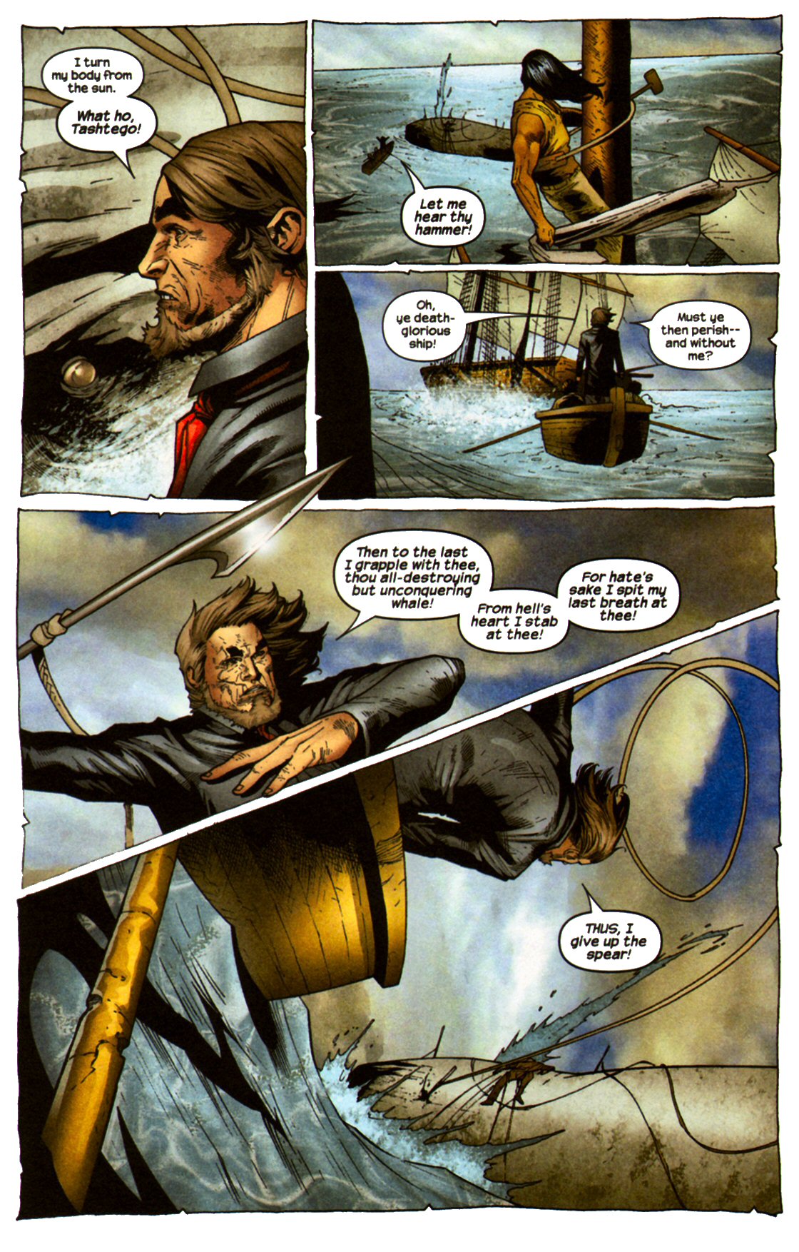 Read online Marvel Illustrated: Moby Dick comic -  Issue # TPB - 136