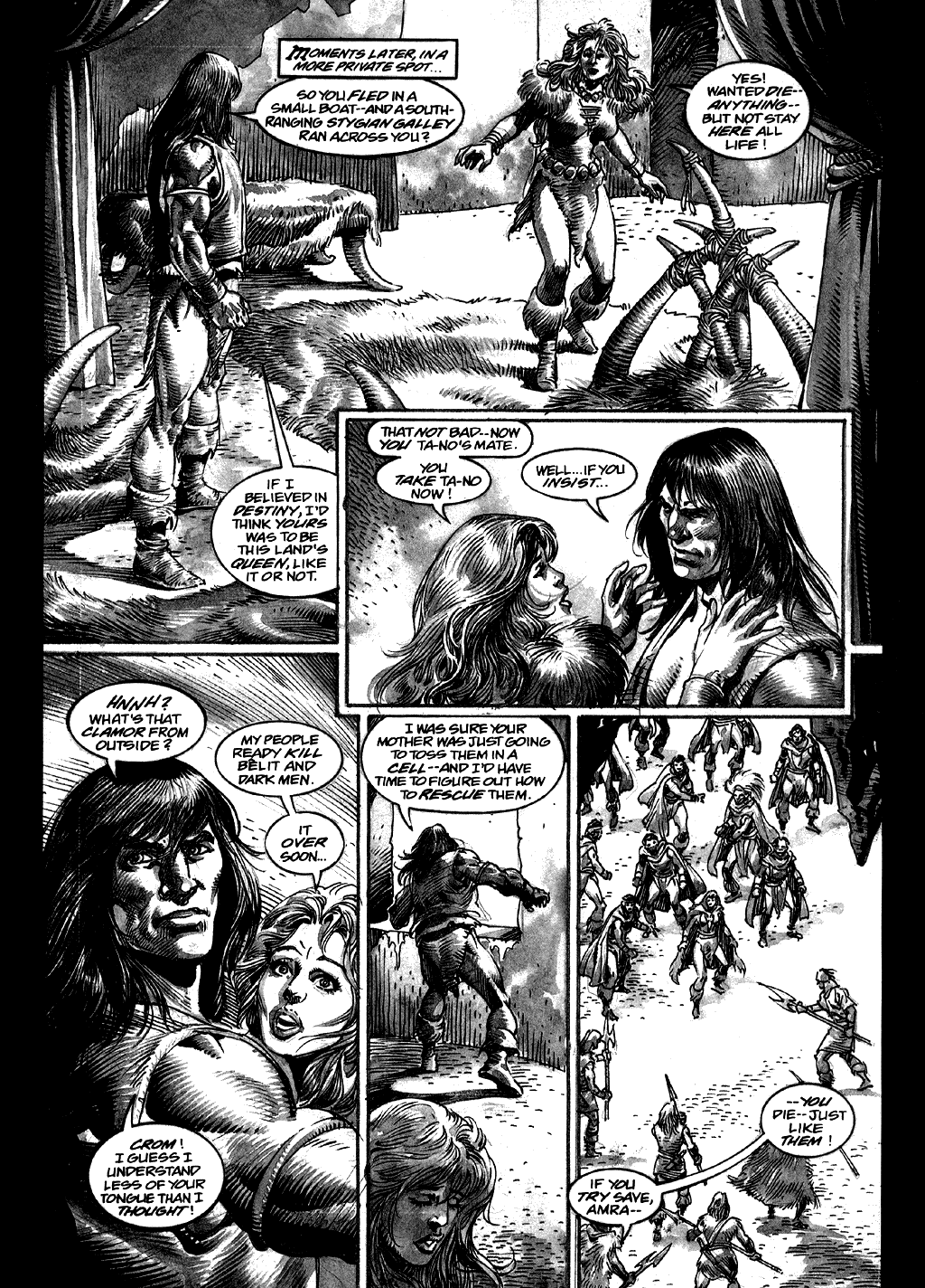 Read online Conan the Savage comic -  Issue #4 - 32