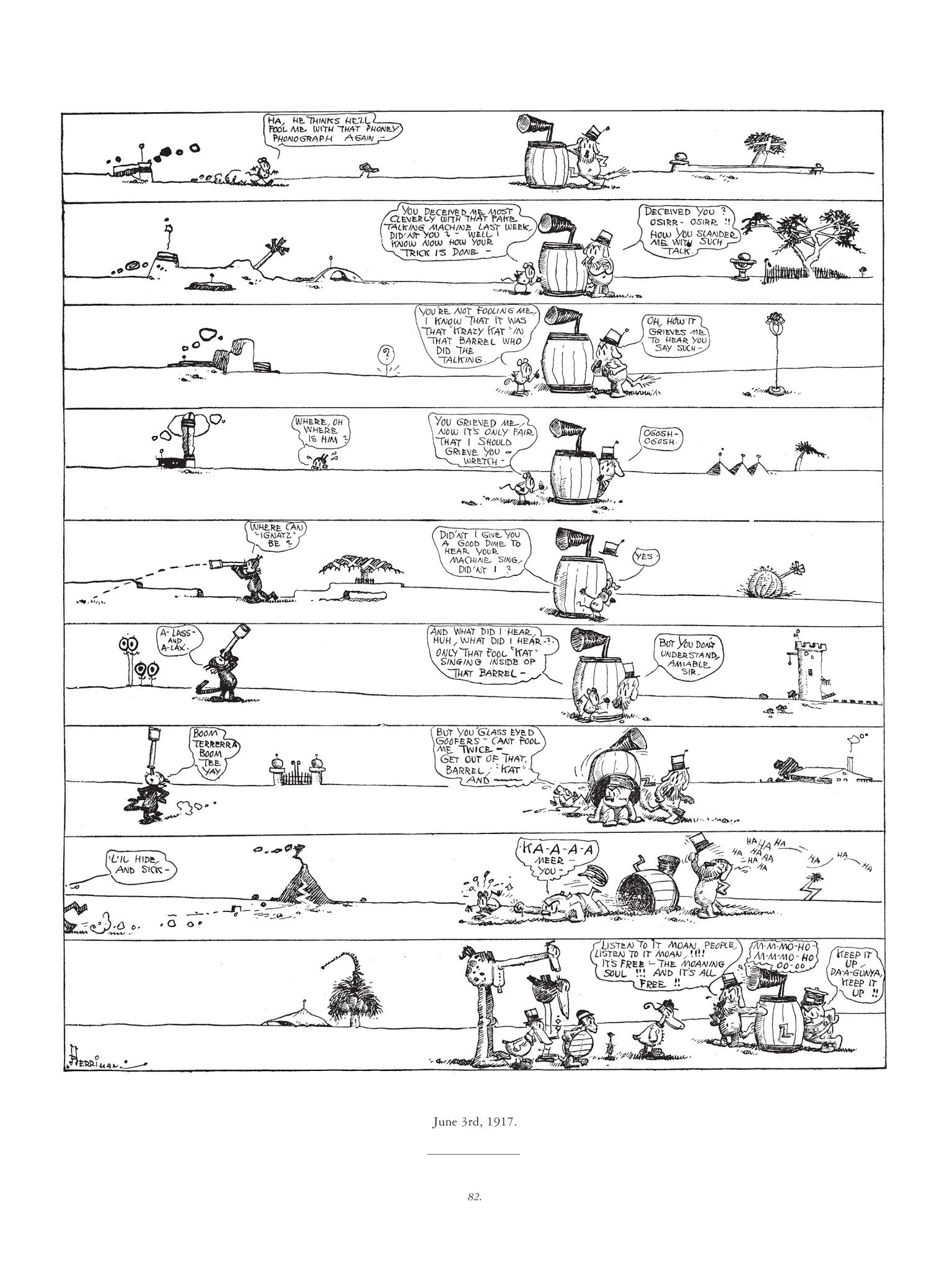 Read online Krazy & Ignatz comic -  Issue # TPB 1 - 82