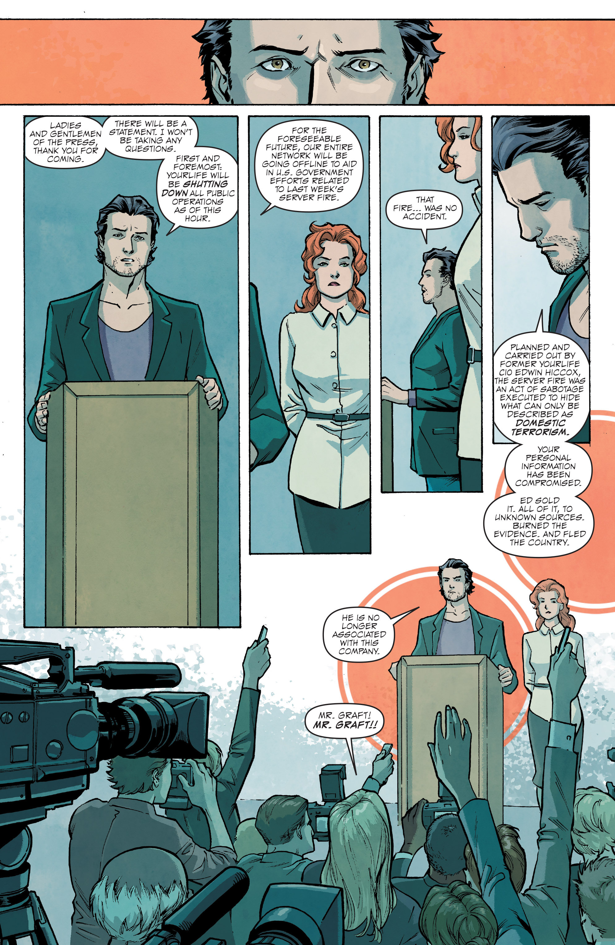 Read online Hacktivist comic -  Issue #3 - 8