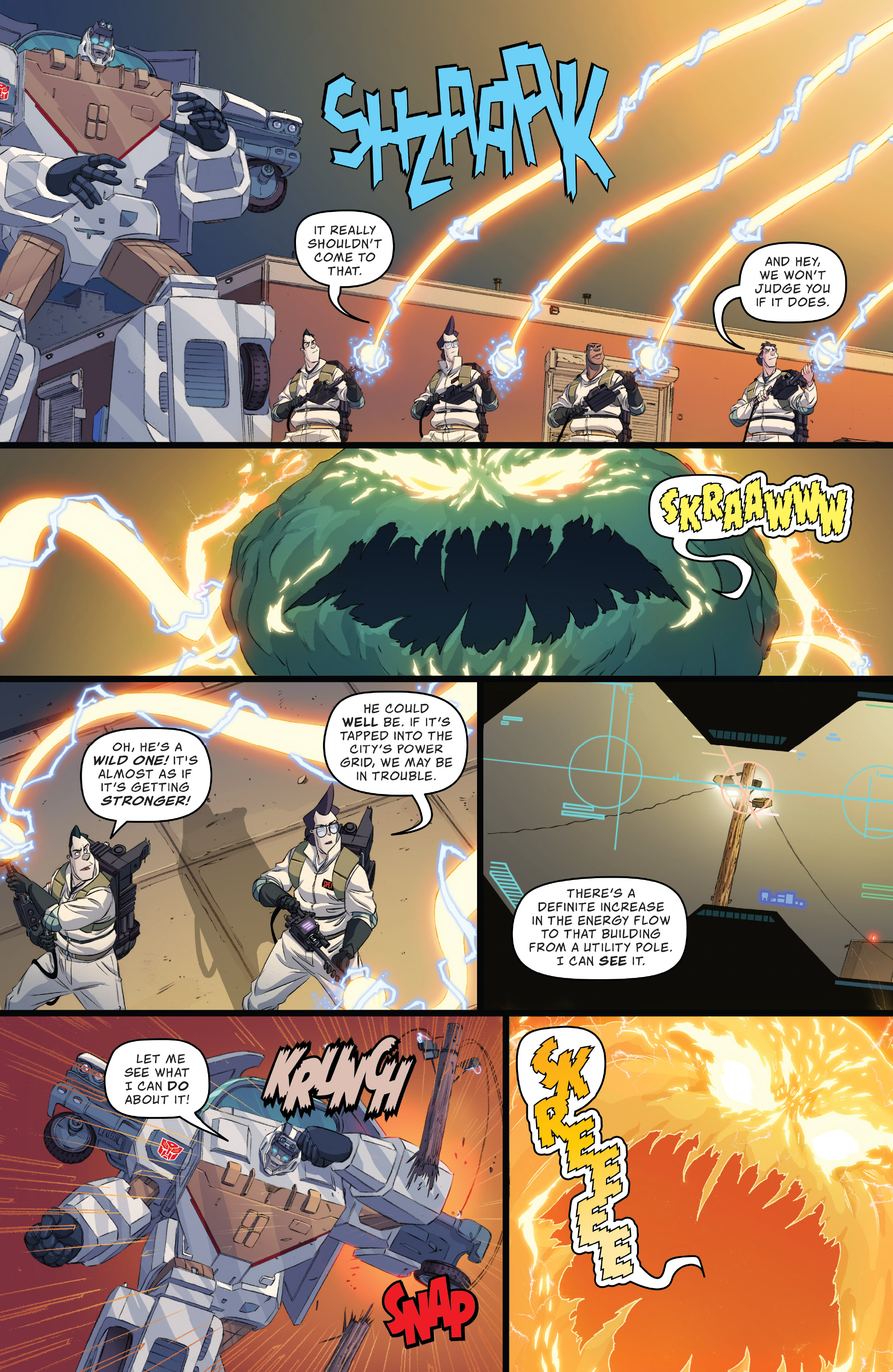 Read online Transformers/Ghostbusters comic -  Issue #3 - 20