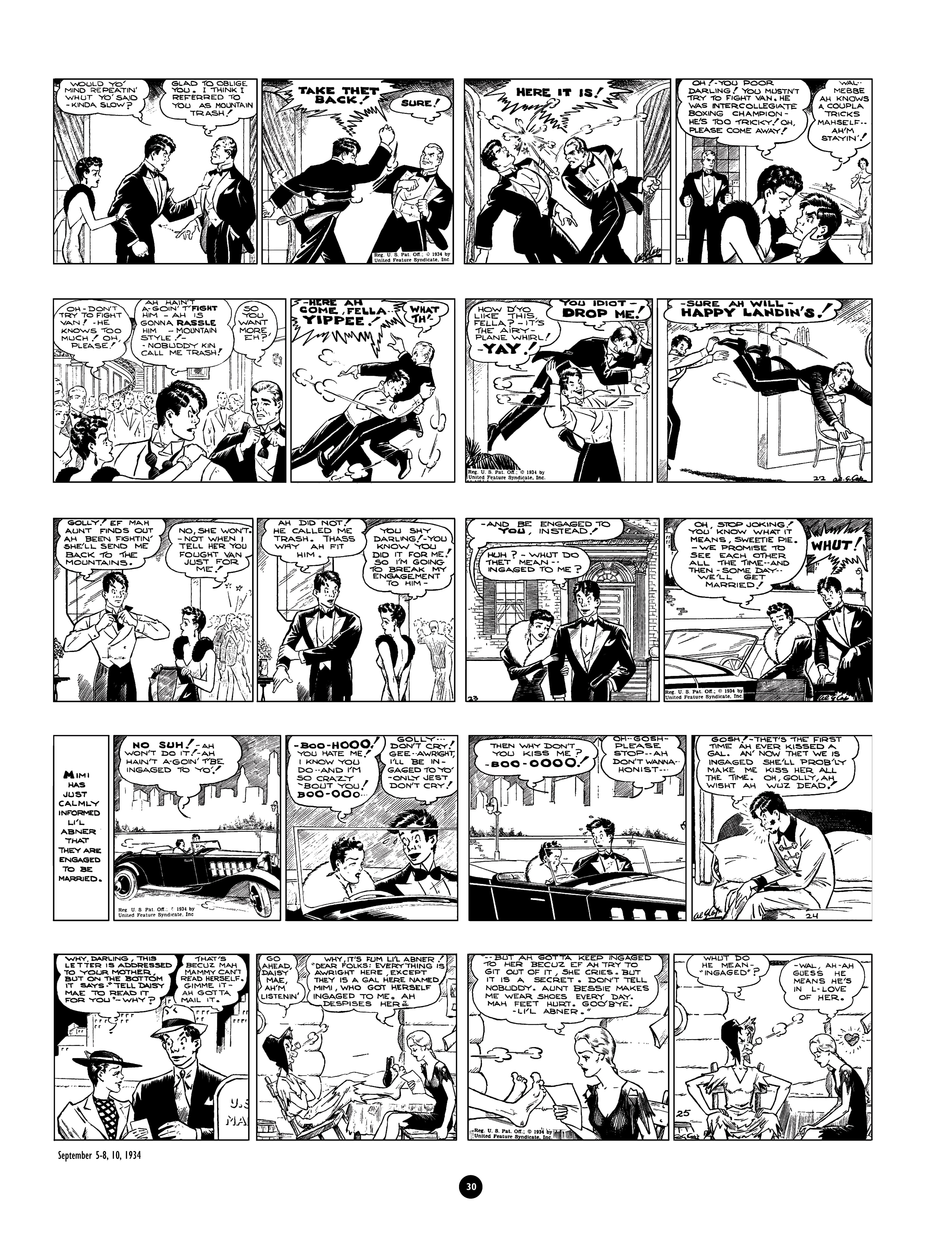 Read online Al Capp's Li'l Abner Complete Daily & Color Sunday Comics comic -  Issue # TPB 1 (Part 1) - 31