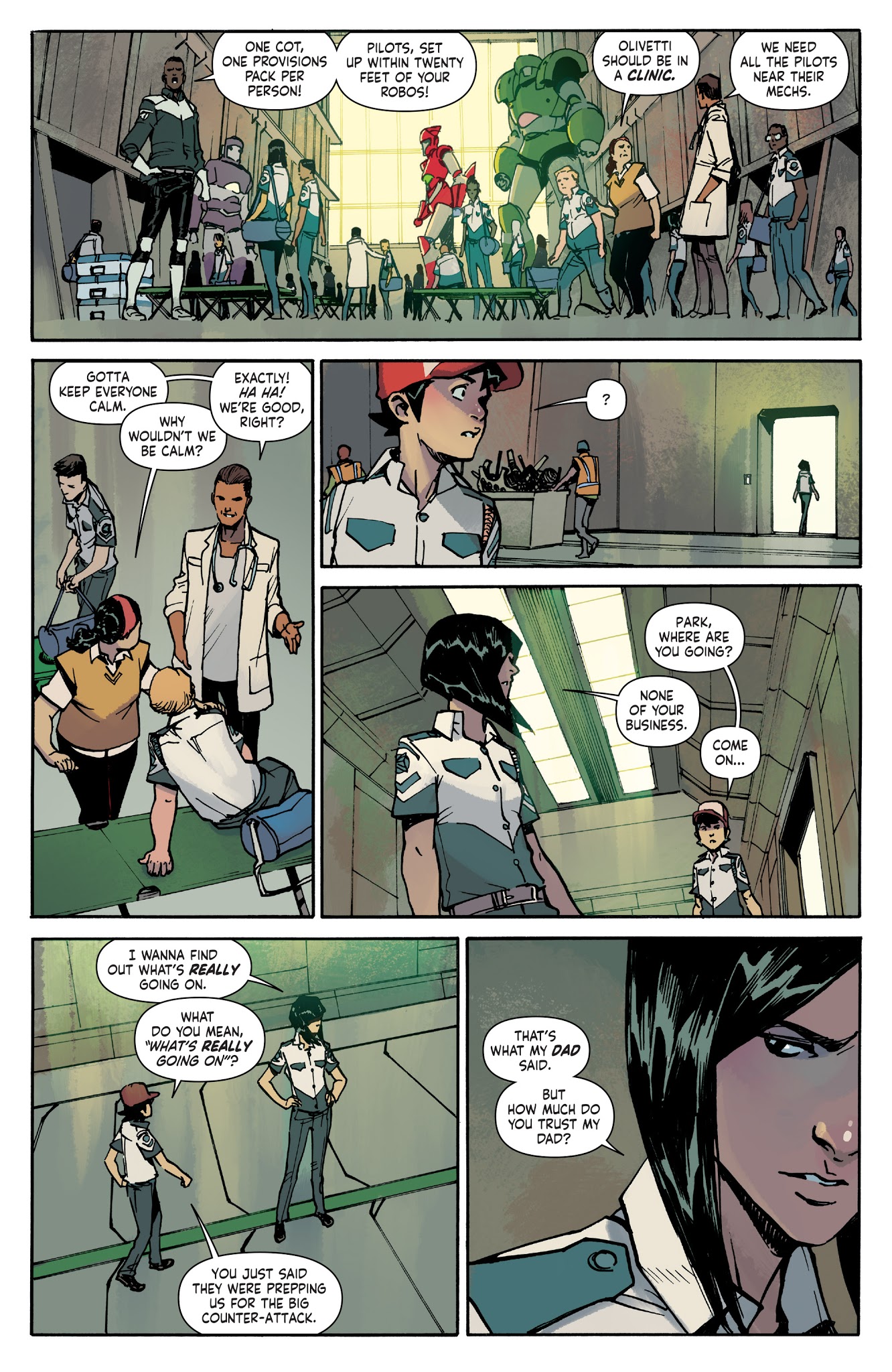 Read online Mech Cadet Yu comic -  Issue #7 - 12