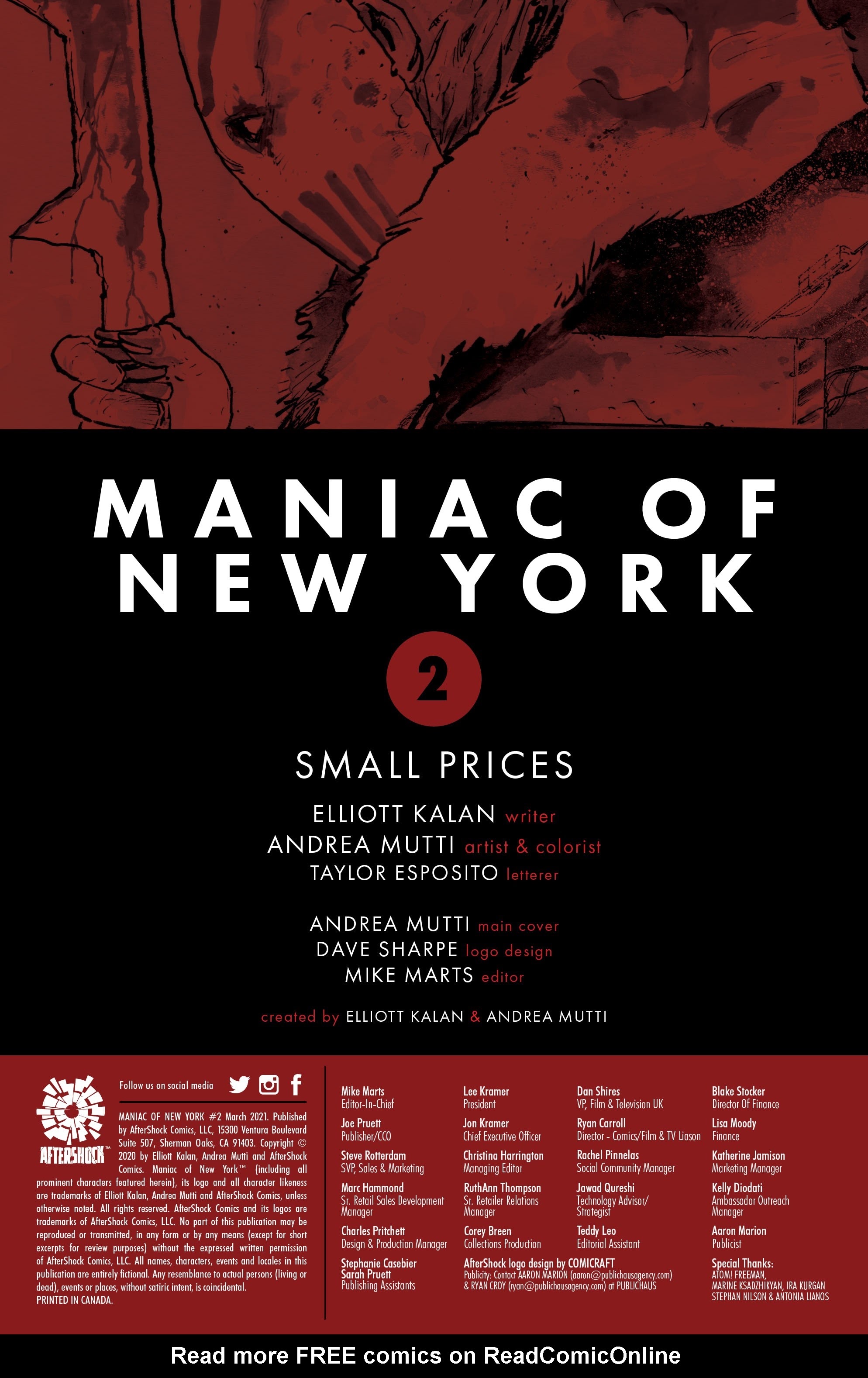 Read online Maniac Of New York comic -  Issue #2 - 2