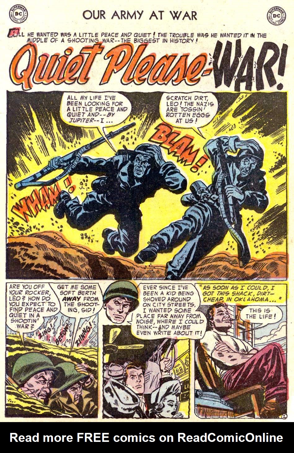 Read online Our Army at War (1952) comic -  Issue #23 - 13