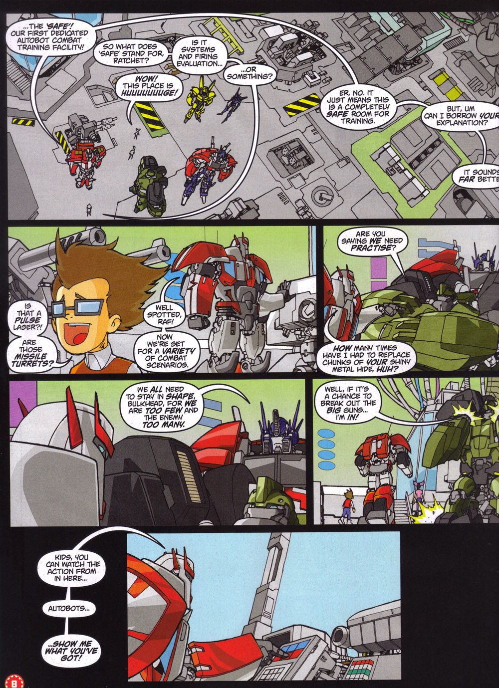 Read online Transformers: Prime comic -  Issue #1 - 8