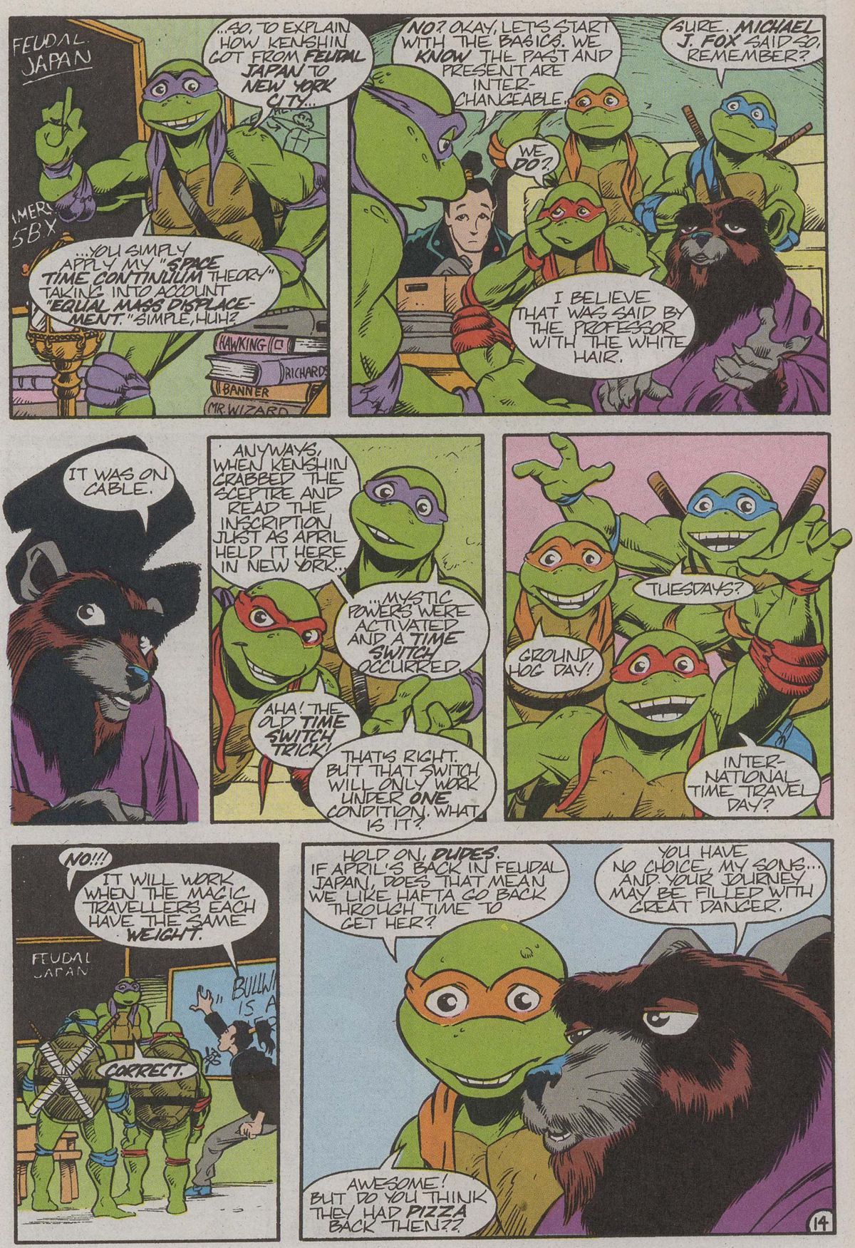 Read online Teenage Mutant Ninja Turtles III The Movie: The Turtles Are Back...In Time! comic -  Issue # Full - 15
