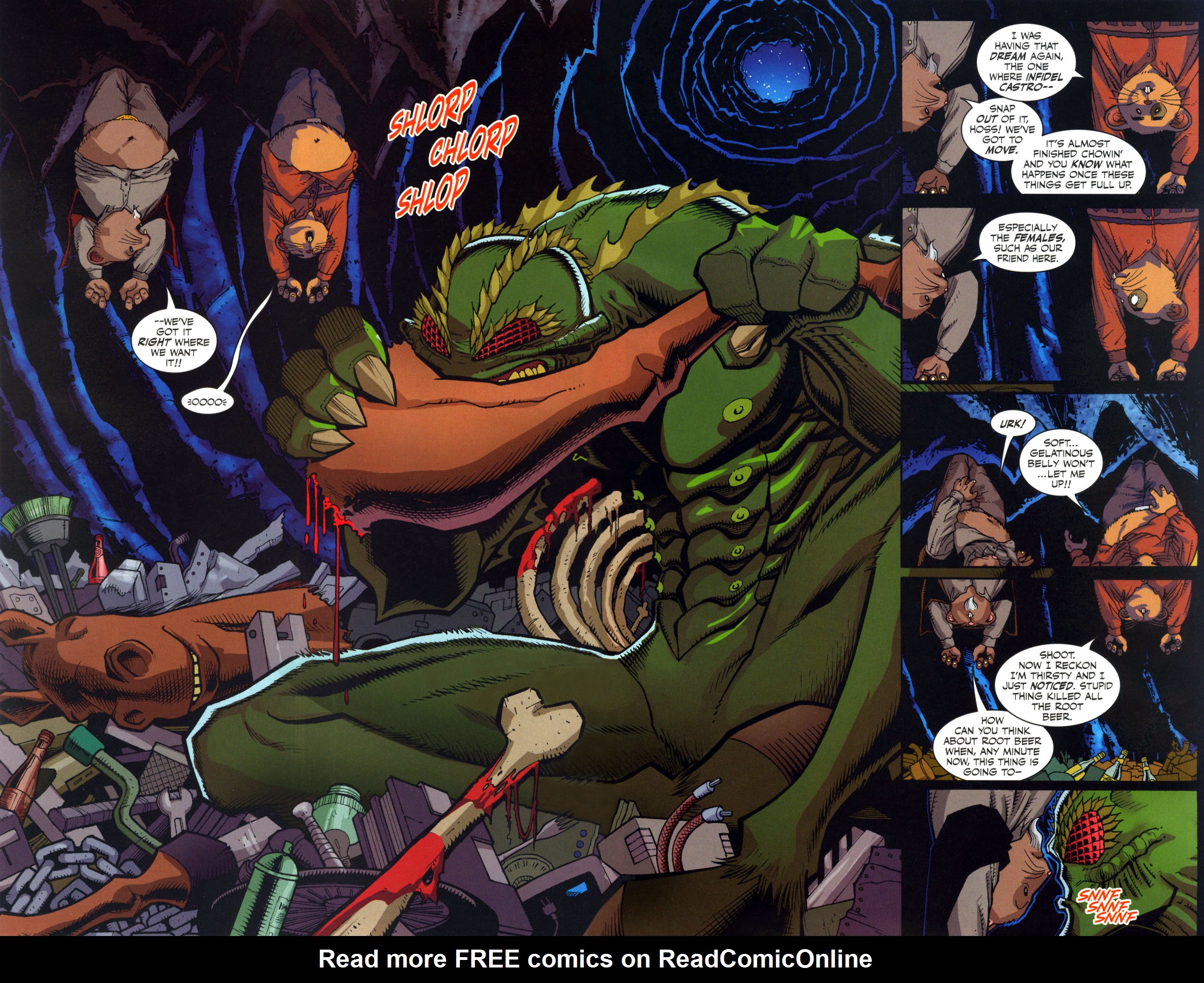 Read online Adolescent Radioactive Black Belt Hamsters (2008) comic -  Issue #3 - 9