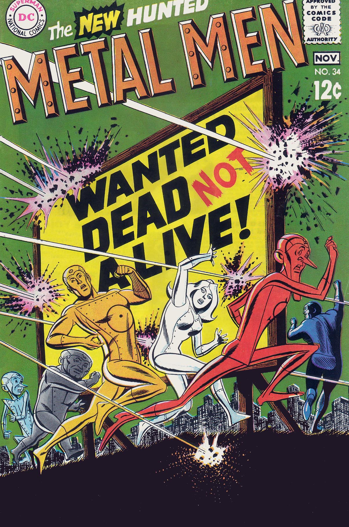 Read online Metal Men (1963) comic -  Issue #34 - 1