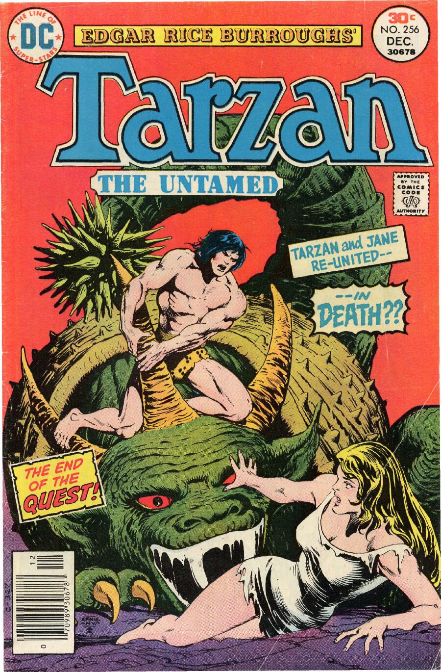 Read online Tarzan (1972) comic -  Issue #256 - 1