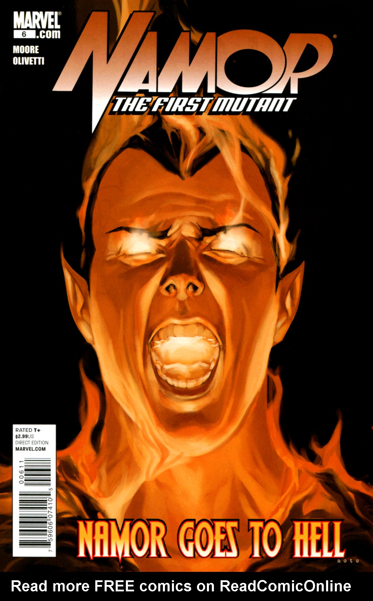 Read online Namor: The First Mutant comic -  Issue #6 - 1