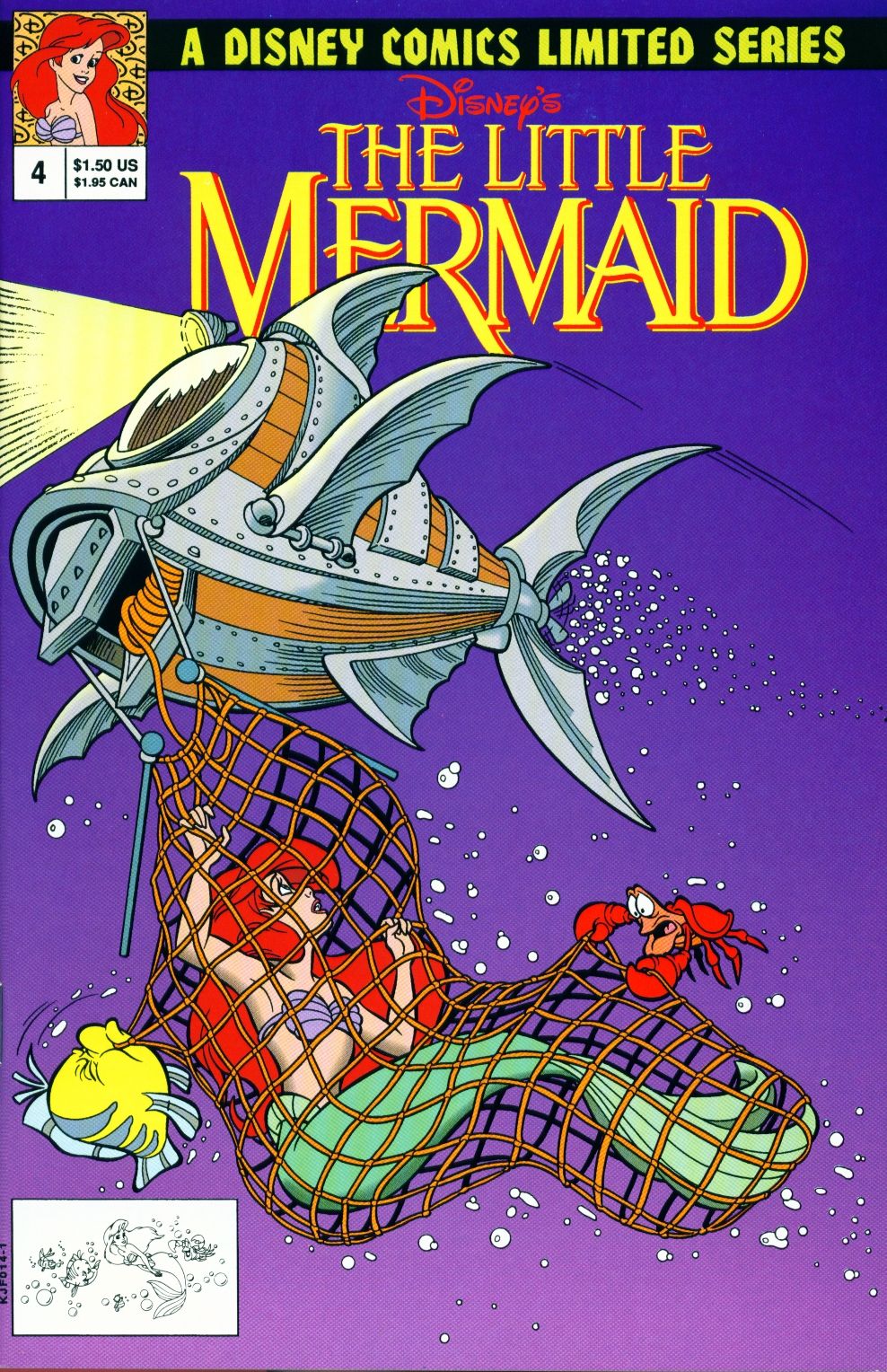 Read online Disney's The Little Mermaid Limited Series comic -  Issue #4 - 1