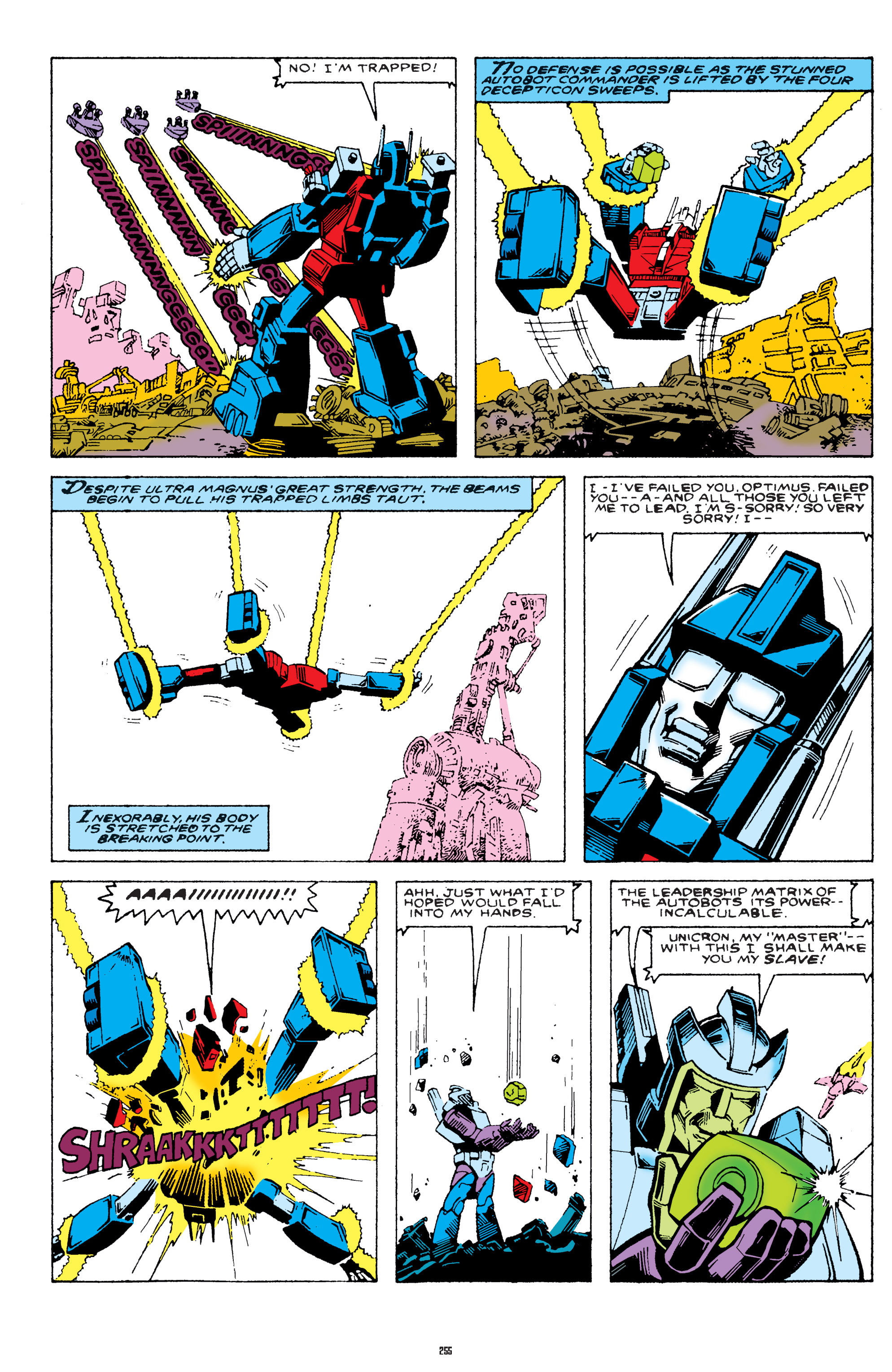 Read online The Transformers Classics comic -  Issue # TPB 7 - 254