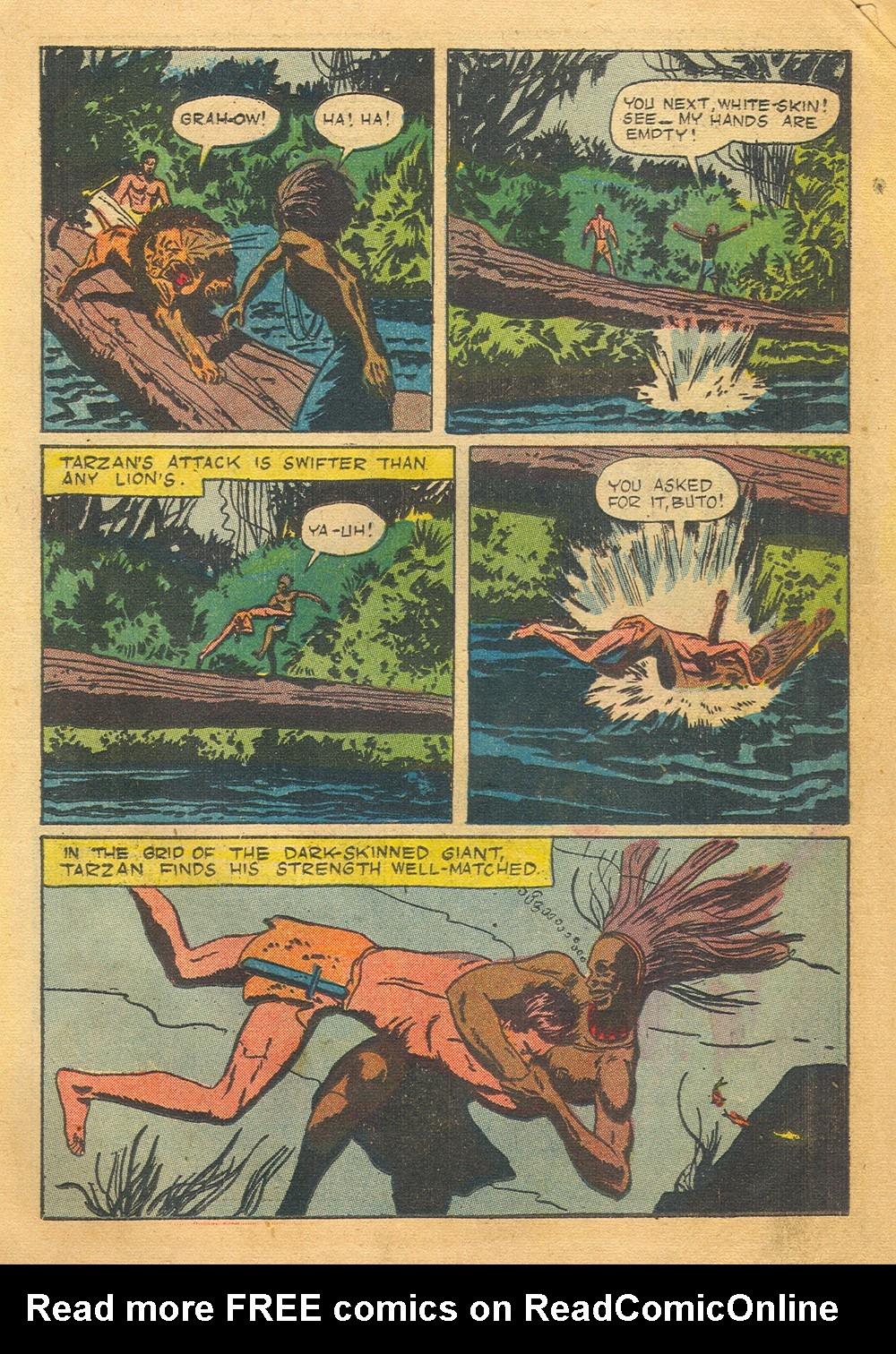 Read online Tarzan (1948) comic -  Issue #11 - 11