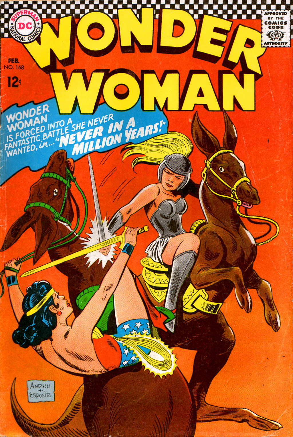 Read online Wonder Woman (1942) comic -  Issue #168 - 1
