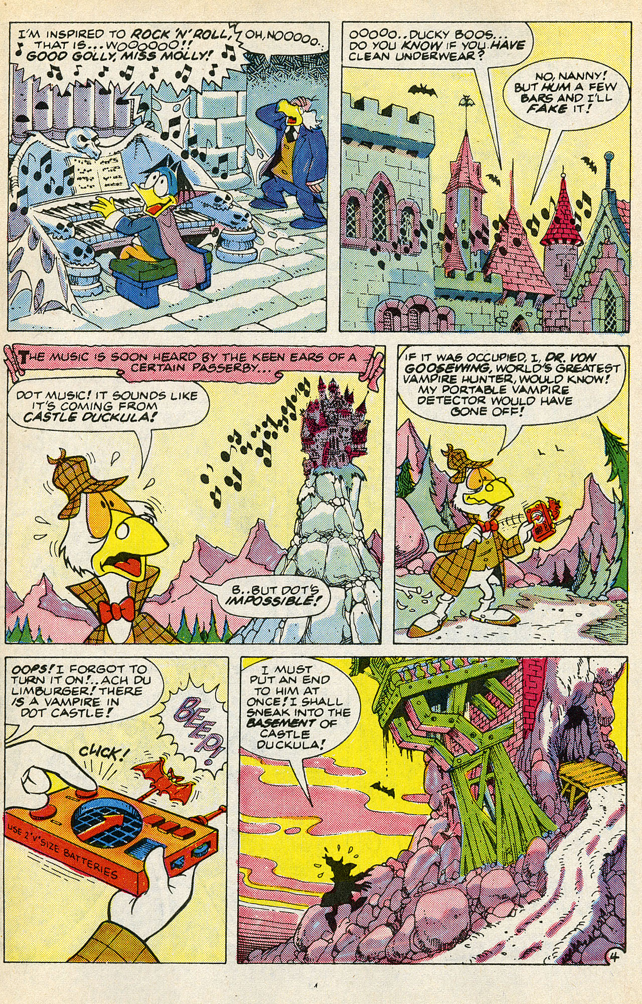 Read online Count Duckula comic -  Issue #1 - 6