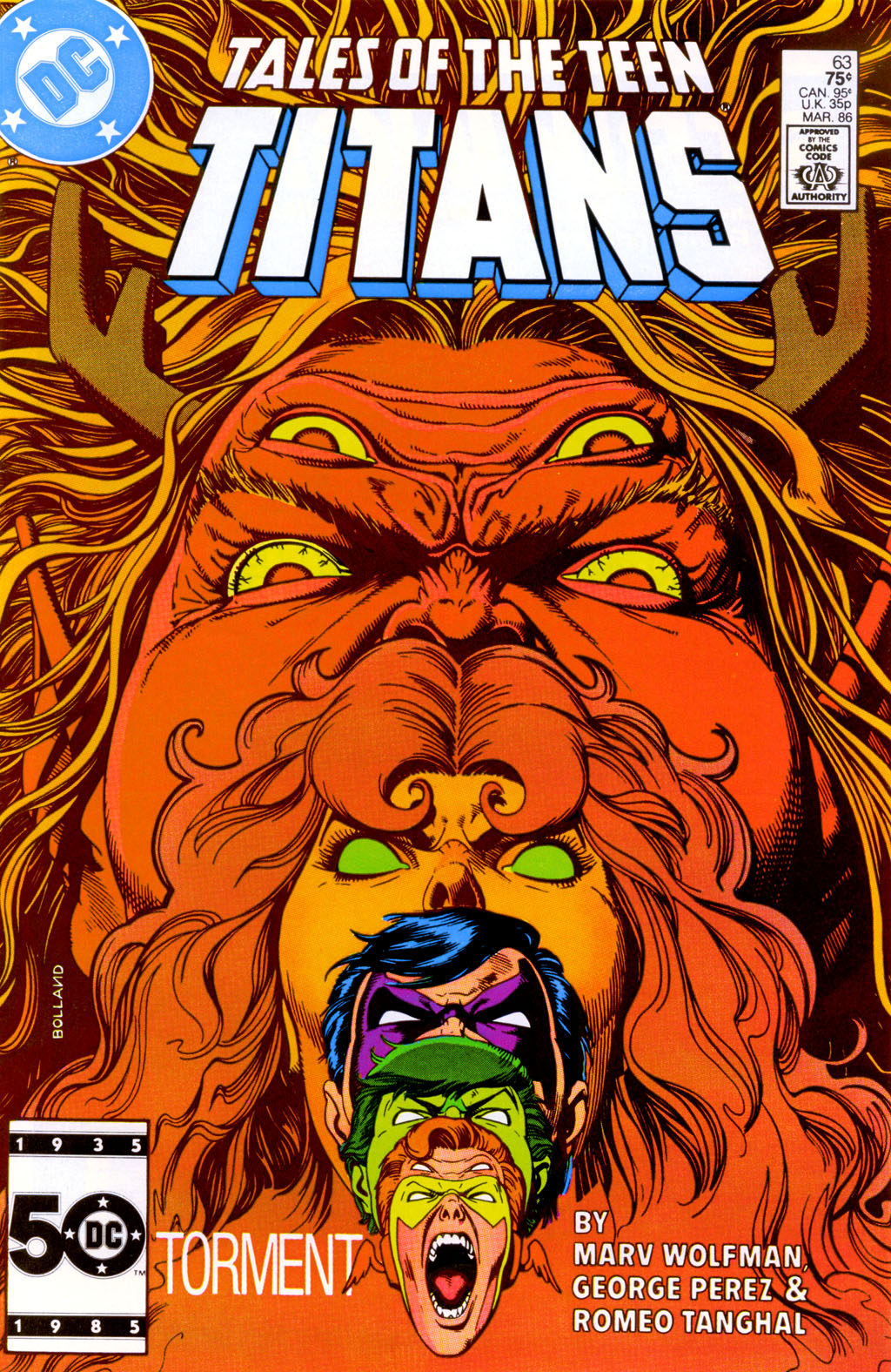 Read online Tales of the Teen Titans comic -  Issue #63 - 1