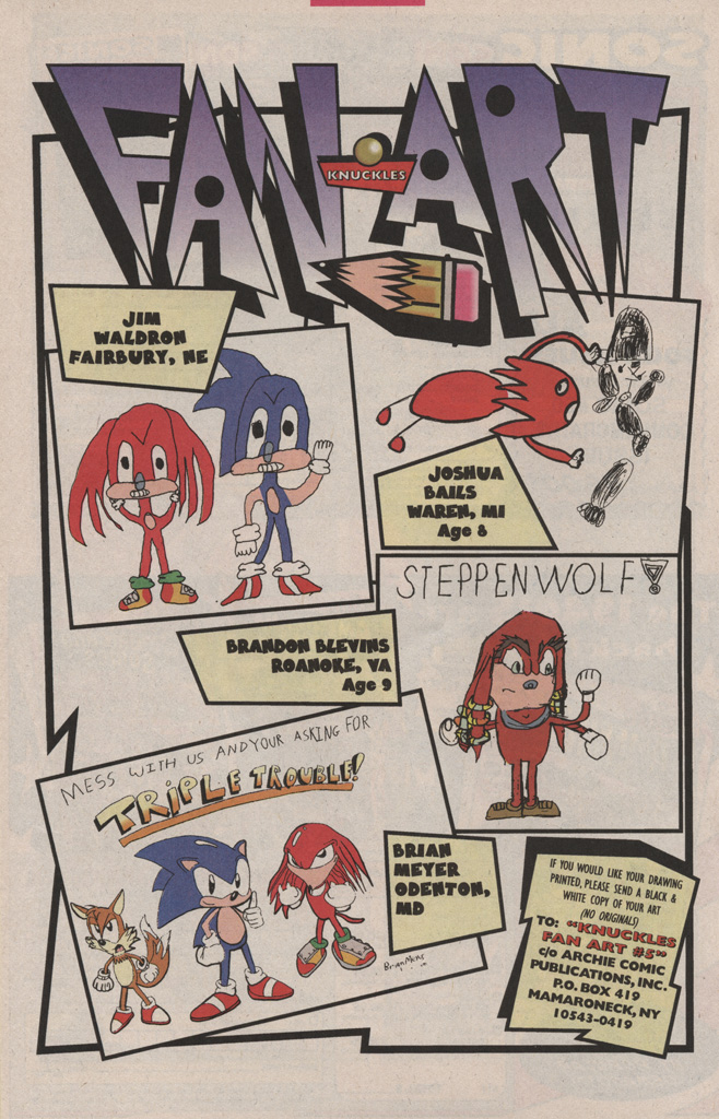 Read online Knuckles the Echidna comic -  Issue #5 - 20