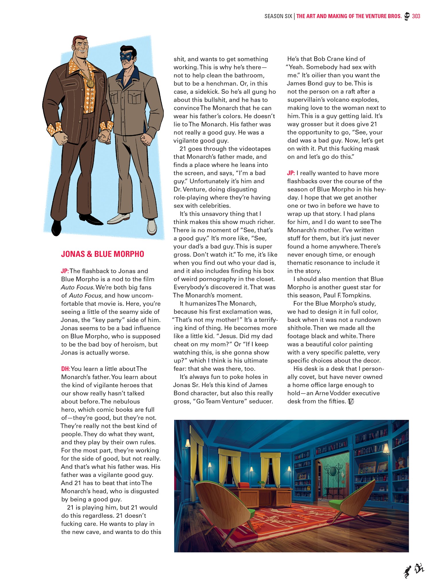Read online Go Team Venture!: The Art and Making of The Venture Bros. comic -  Issue # TPB (Part 4) - 2
