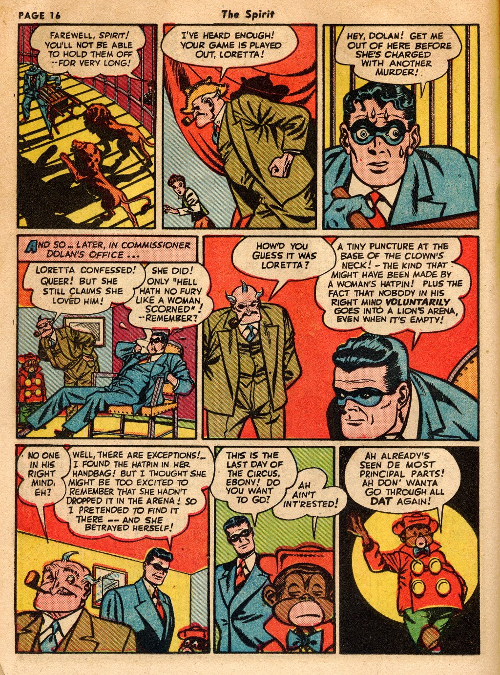 Read online The Spirit (1944) comic -  Issue #2 - 18