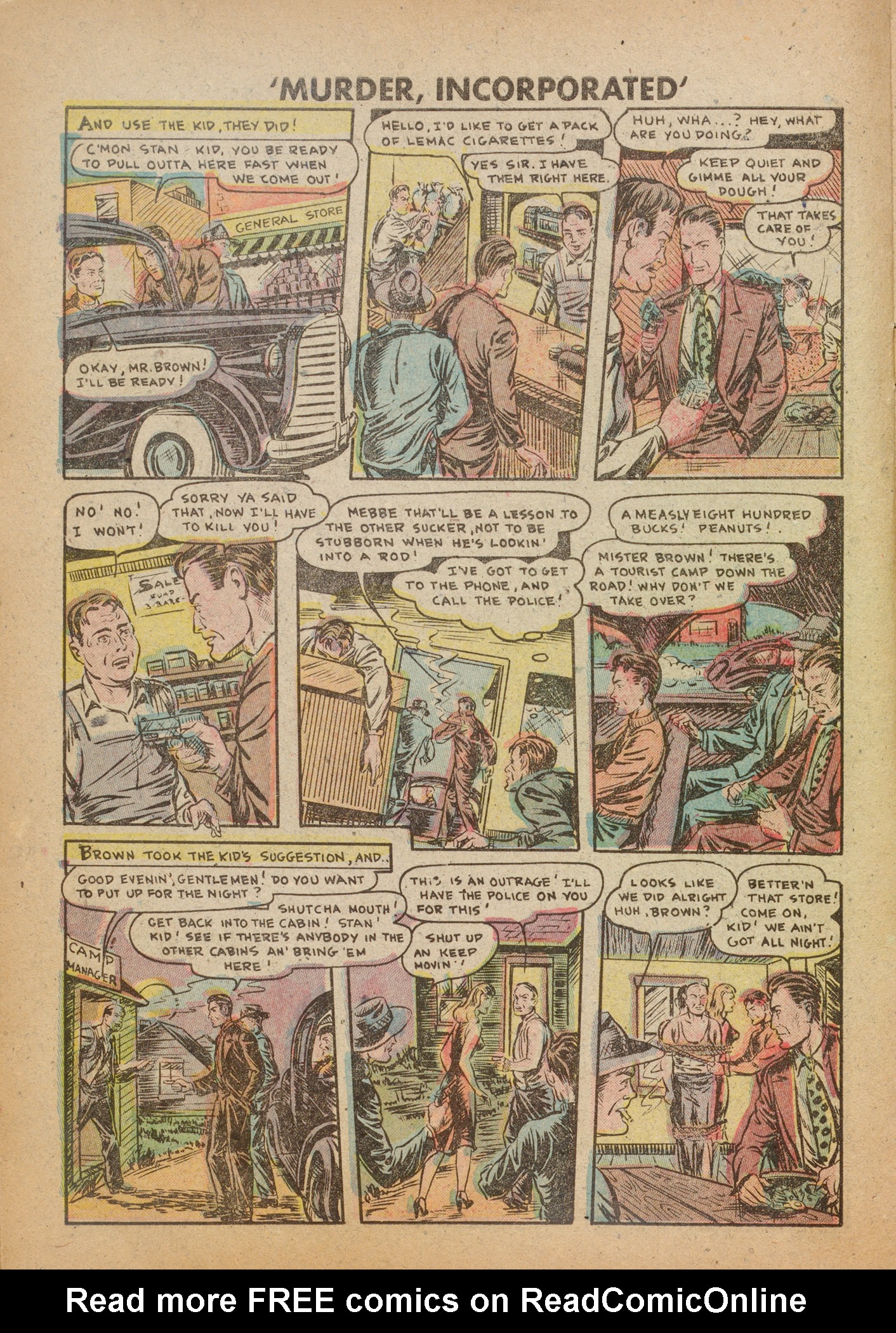 Read online Murder Incorporated (1948) comic -  Issue #9 - 6