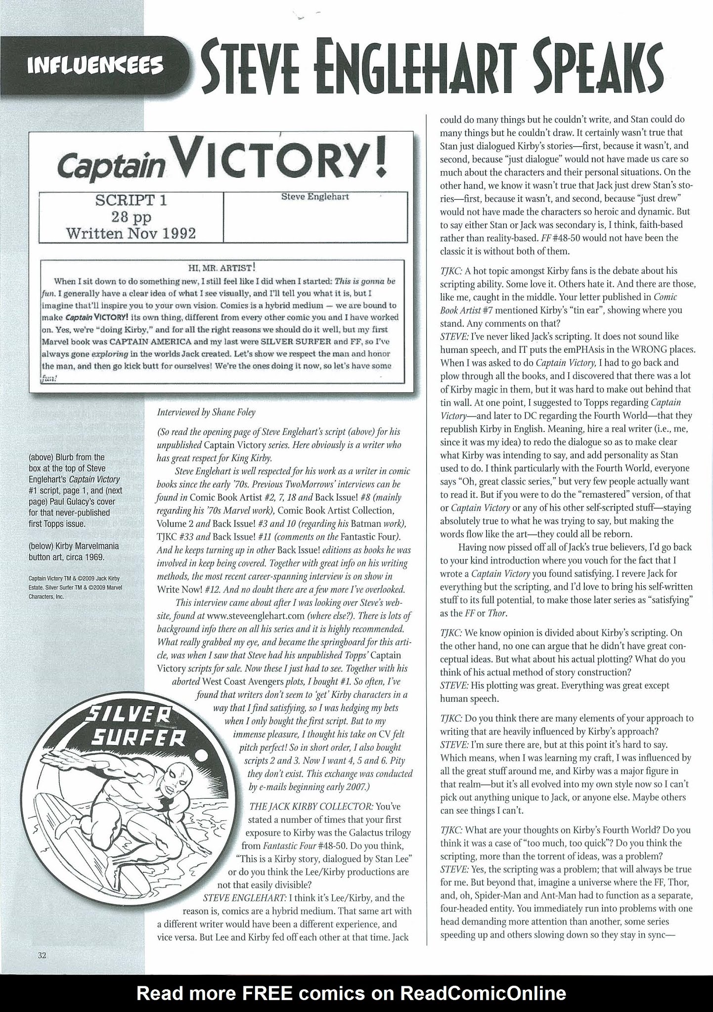Read online The Jack Kirby Collector comic -  Issue #52 - 33