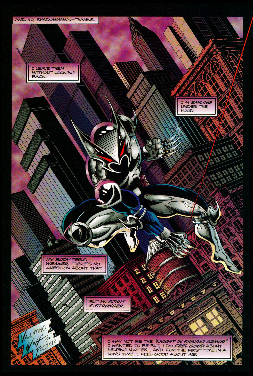 Read online ShadowHawk comic -  Issue #11 - 20