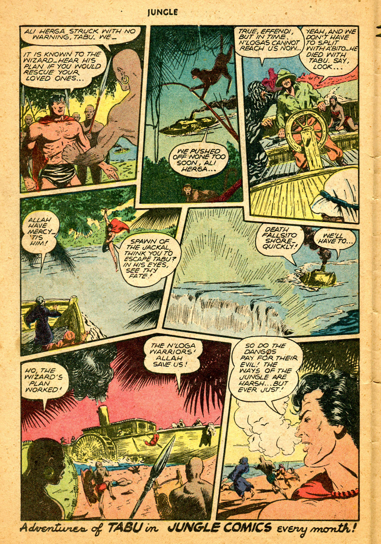 Read online Jungle Comics comic -  Issue #89 - 42
