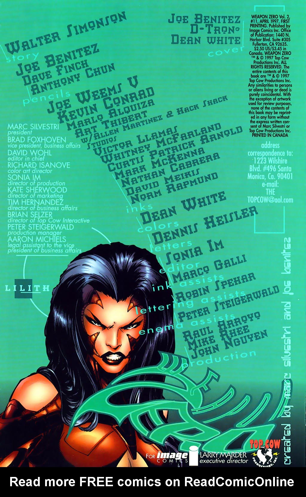 Read online Weapon Zero comic -  Issue #11 - 2