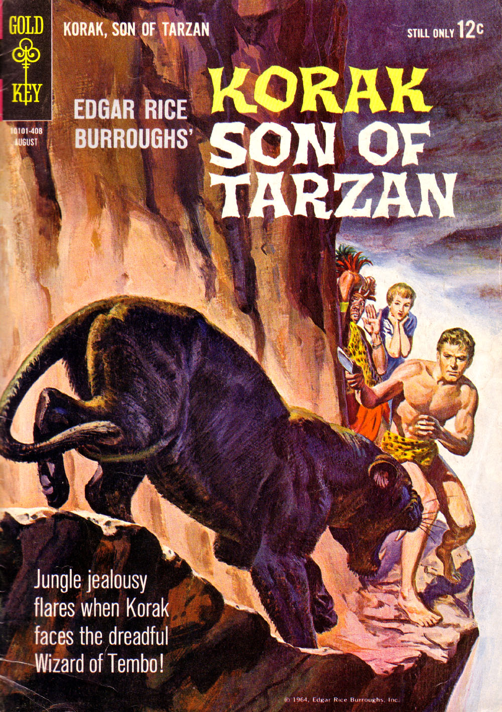 Read online Korak, Son of Tarzan (1964) comic -  Issue #4 - 1