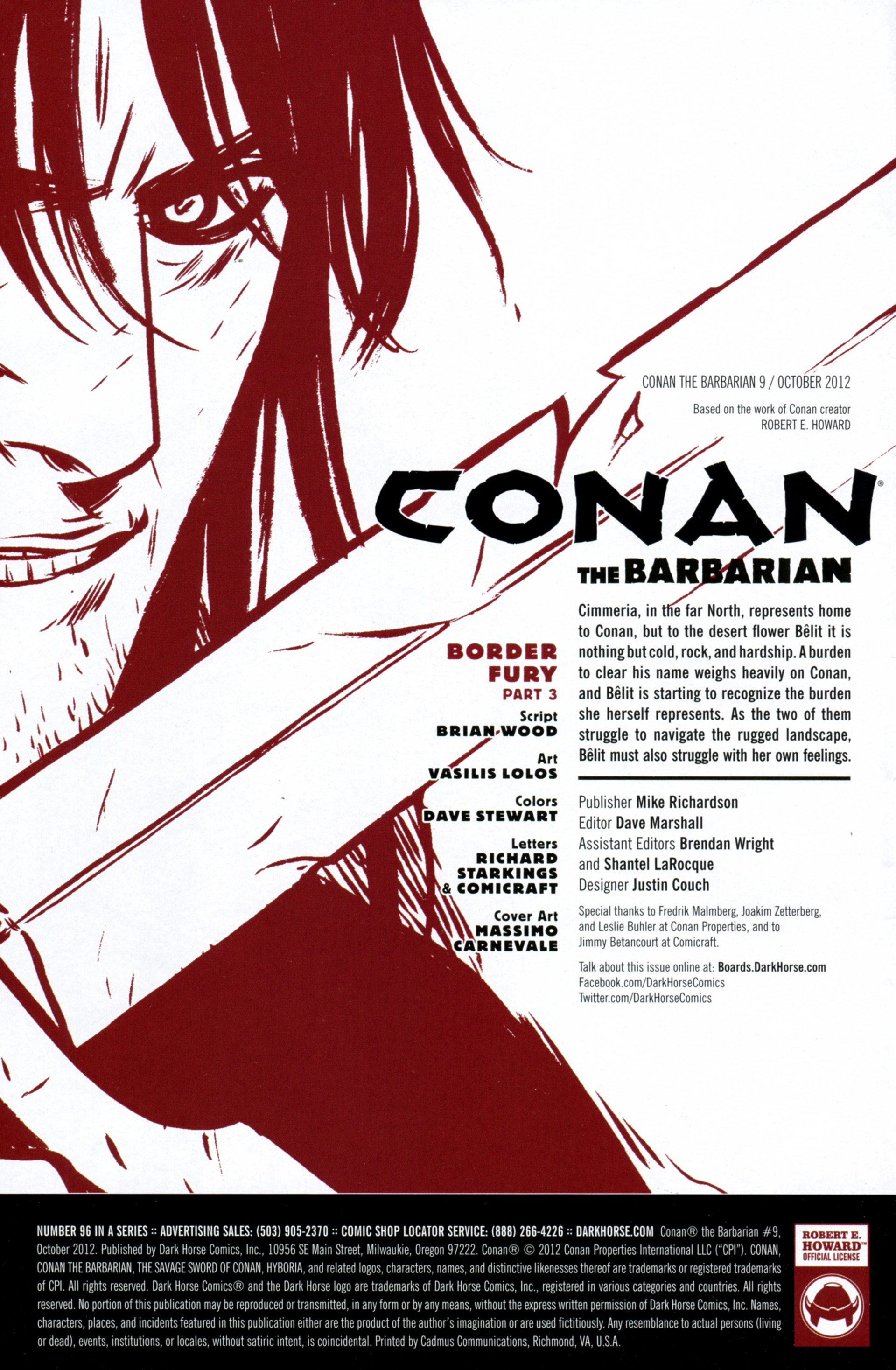 Read online Conan the Barbarian (2012) comic -  Issue #9 - 2