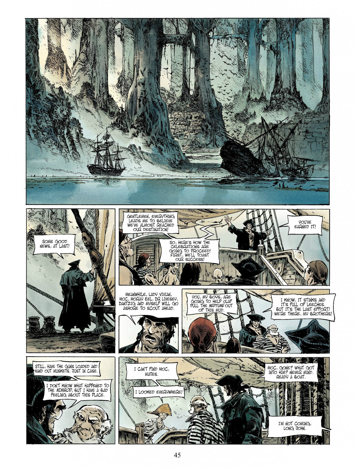 Read online Long John Silver comic -  Issue #3 - 44