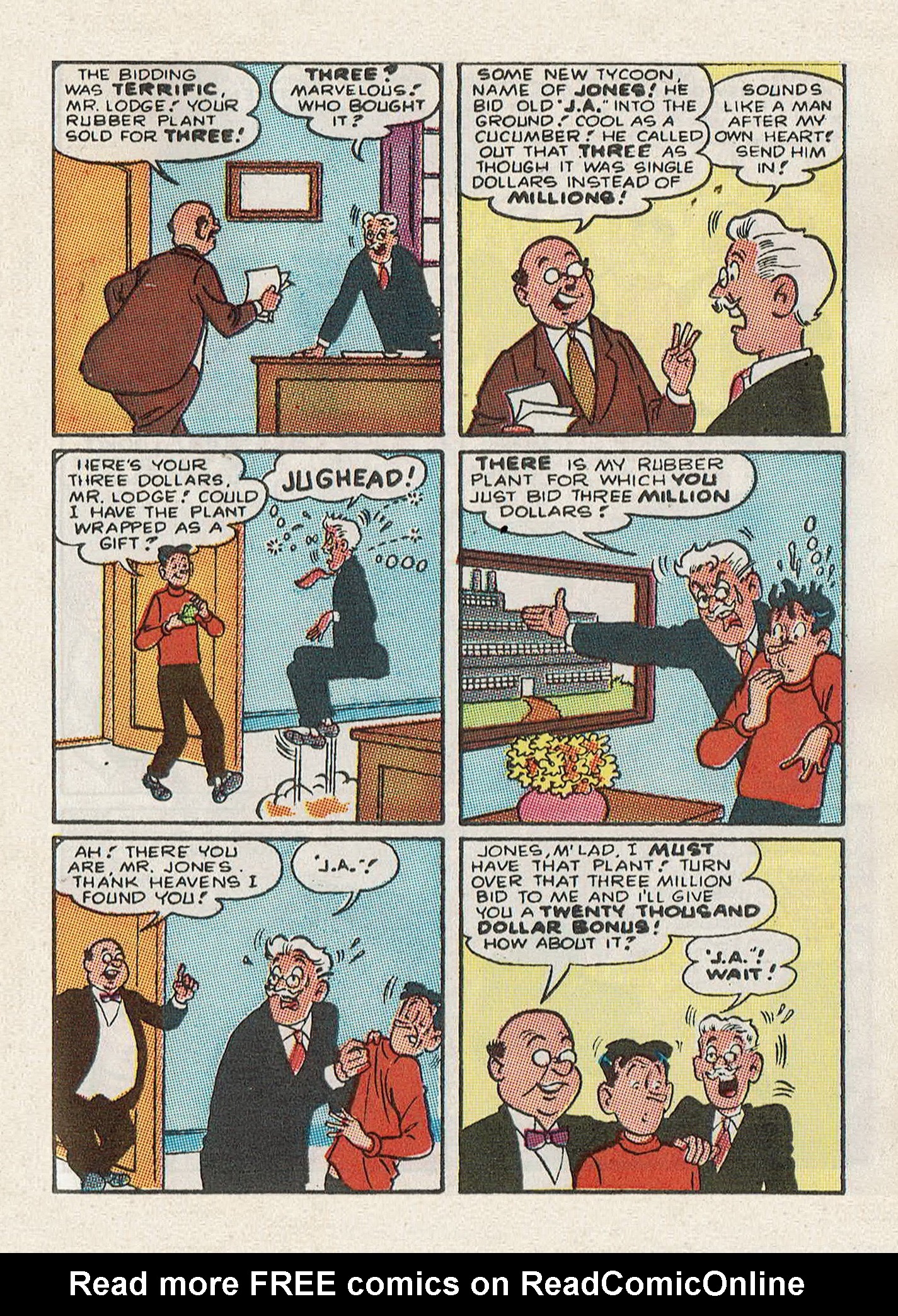 Read online Jughead Jones Comics Digest comic -  Issue #59 - 73