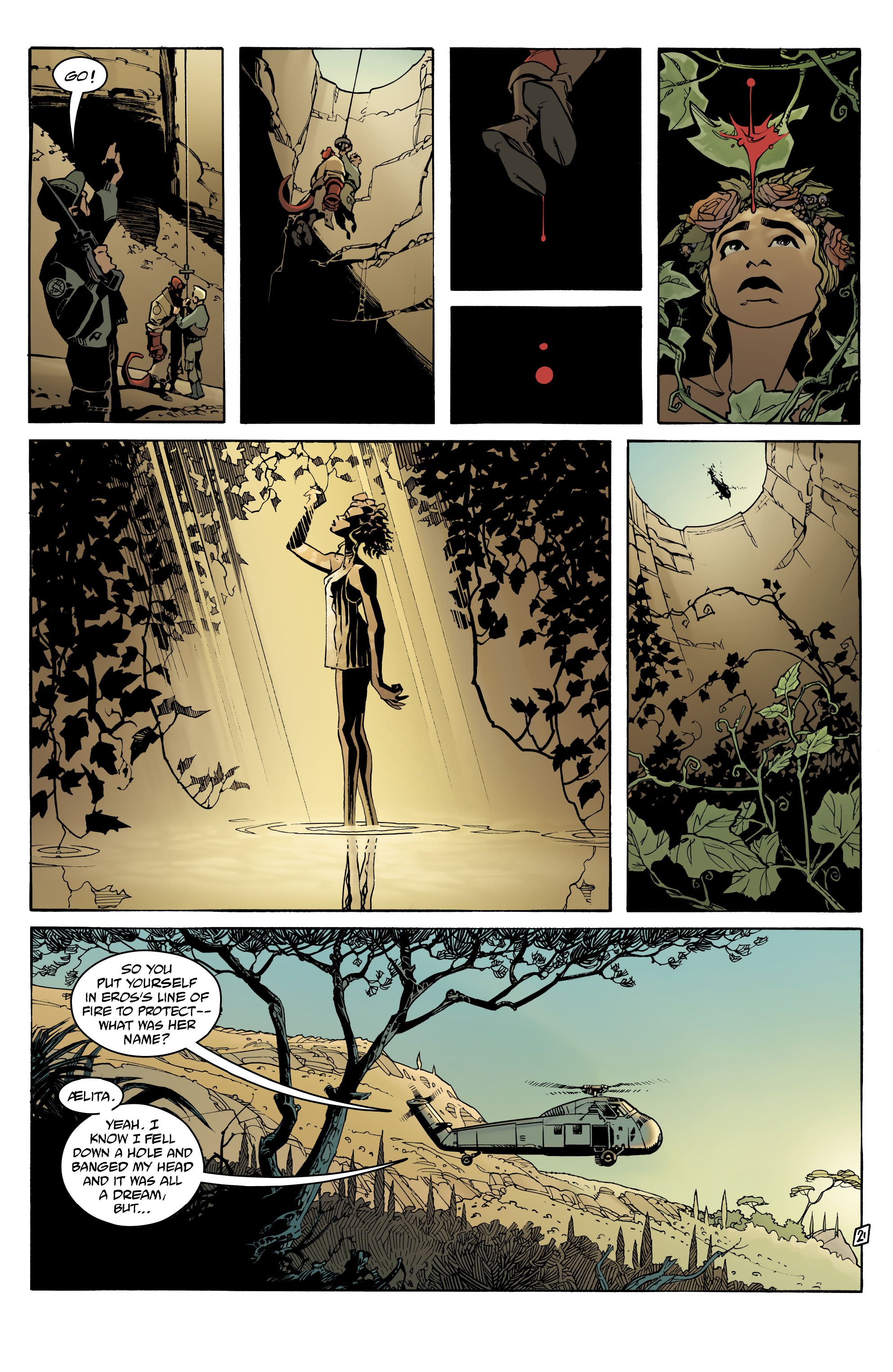 Read online Hellboy and the B.P.R.D.: Night of the Cyclops comic -  Issue # Full - 22