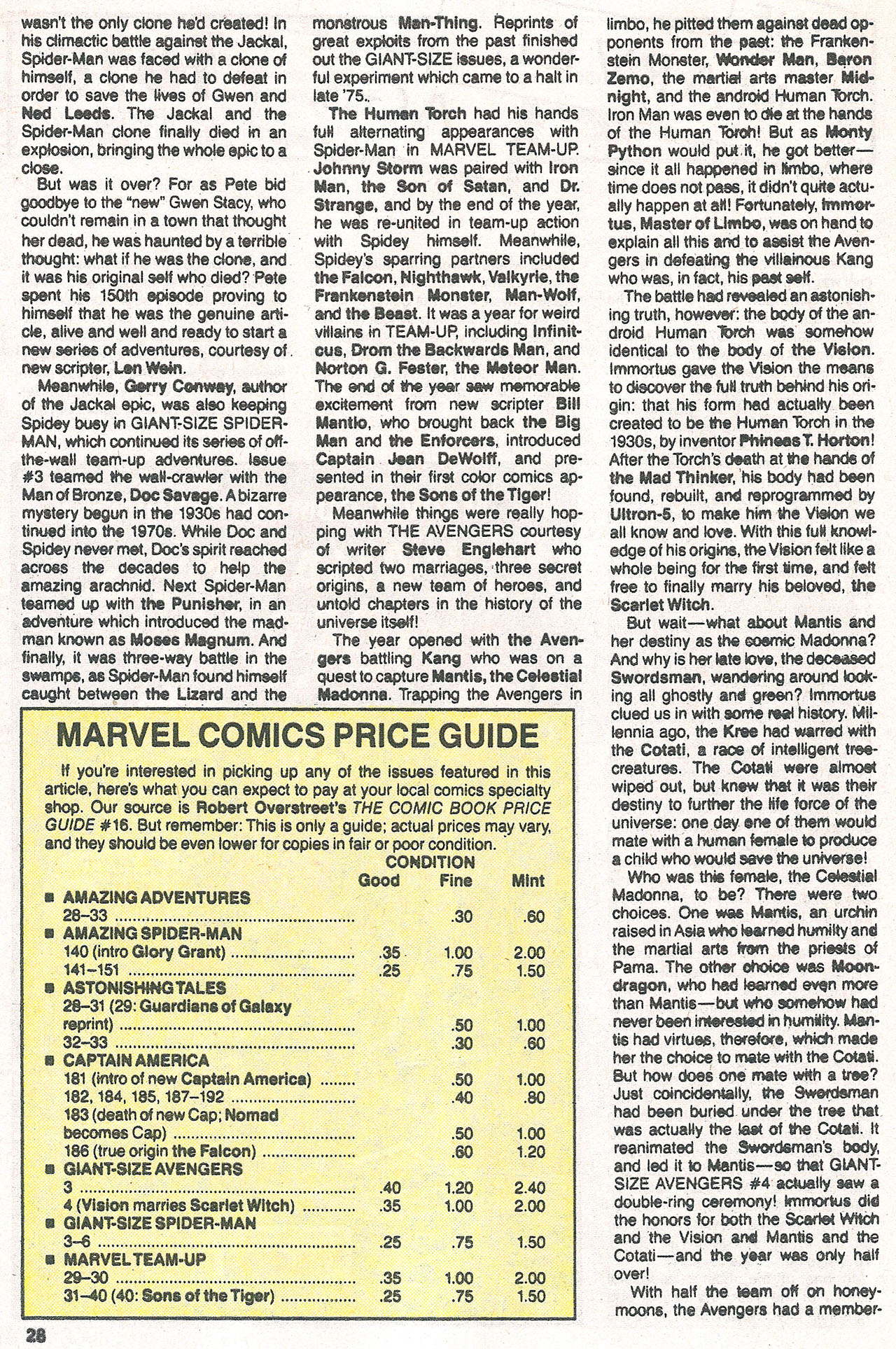 Read online Marvel Age comic -  Issue #54 - 27