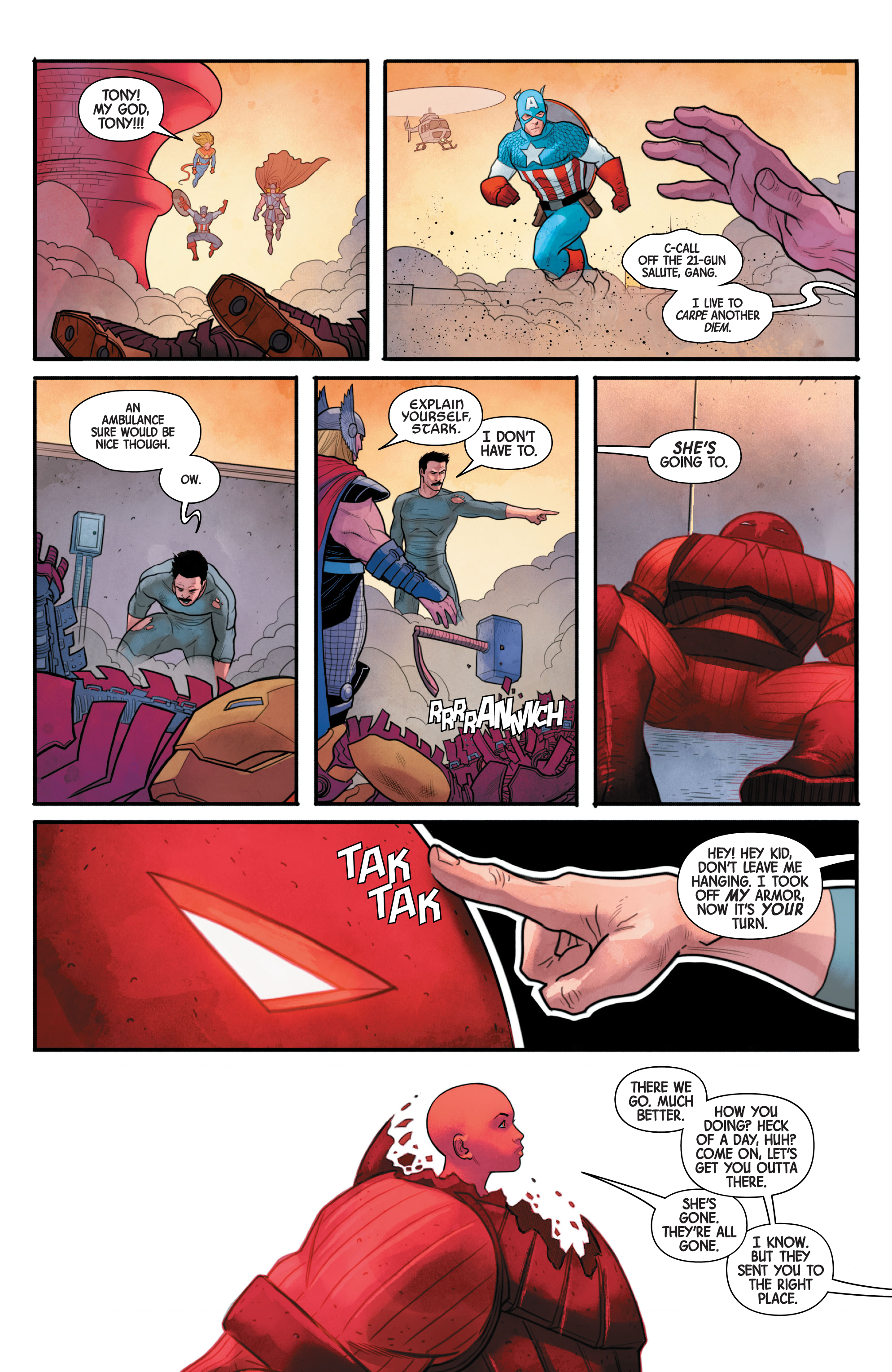 Read online Death of Doctor Strange: One-Shots comic -  Issue # Avengers - 29