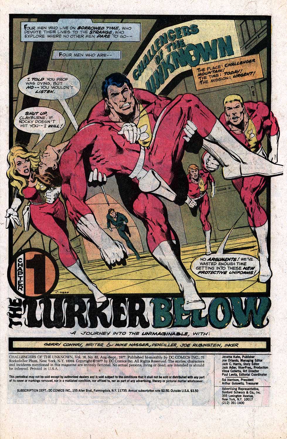 Read online Challengers of the Unknown (1958) comic -  Issue #82 - 2