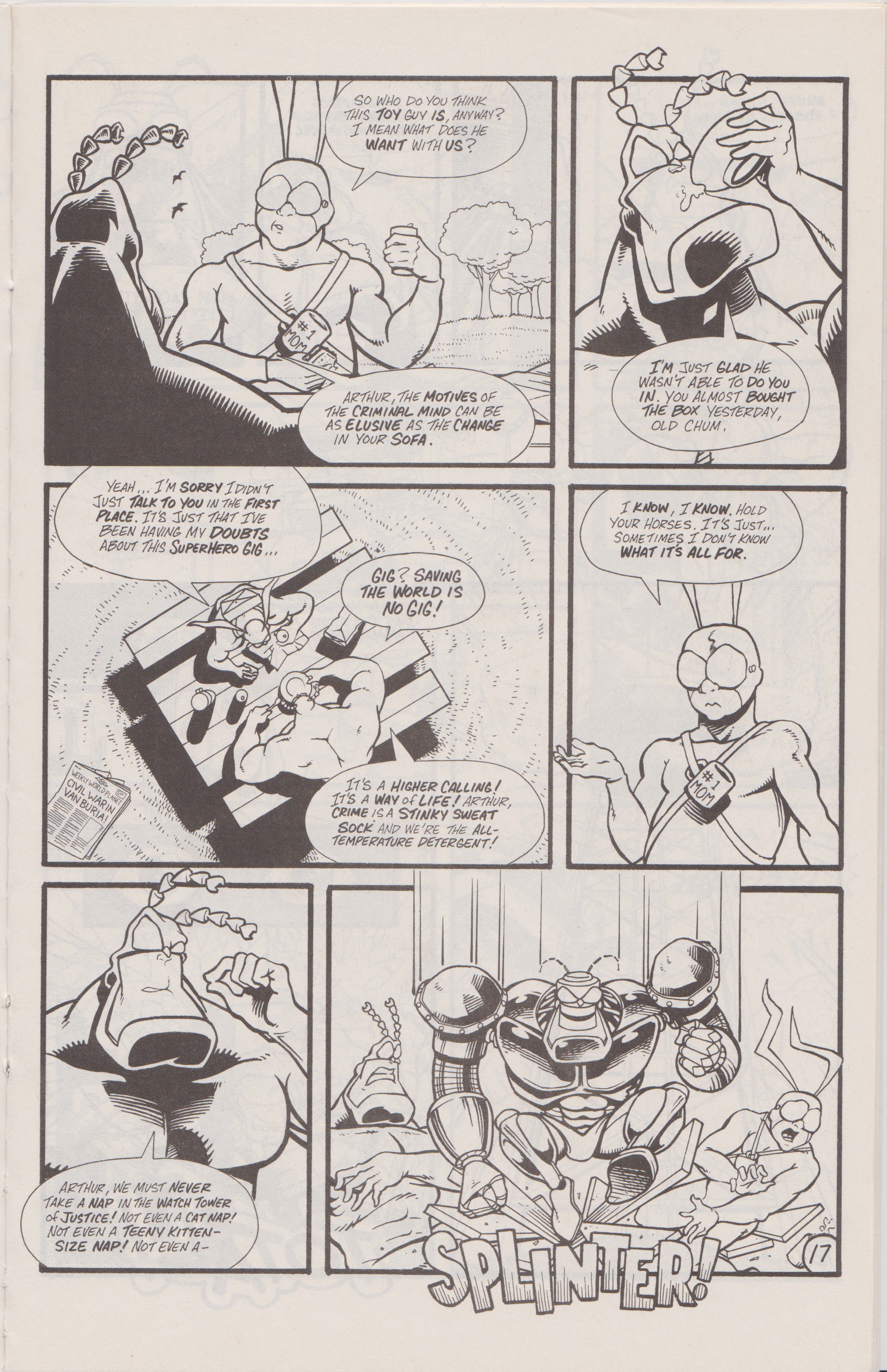 Read online The Tick's Back comic -  Issue # Full - 19