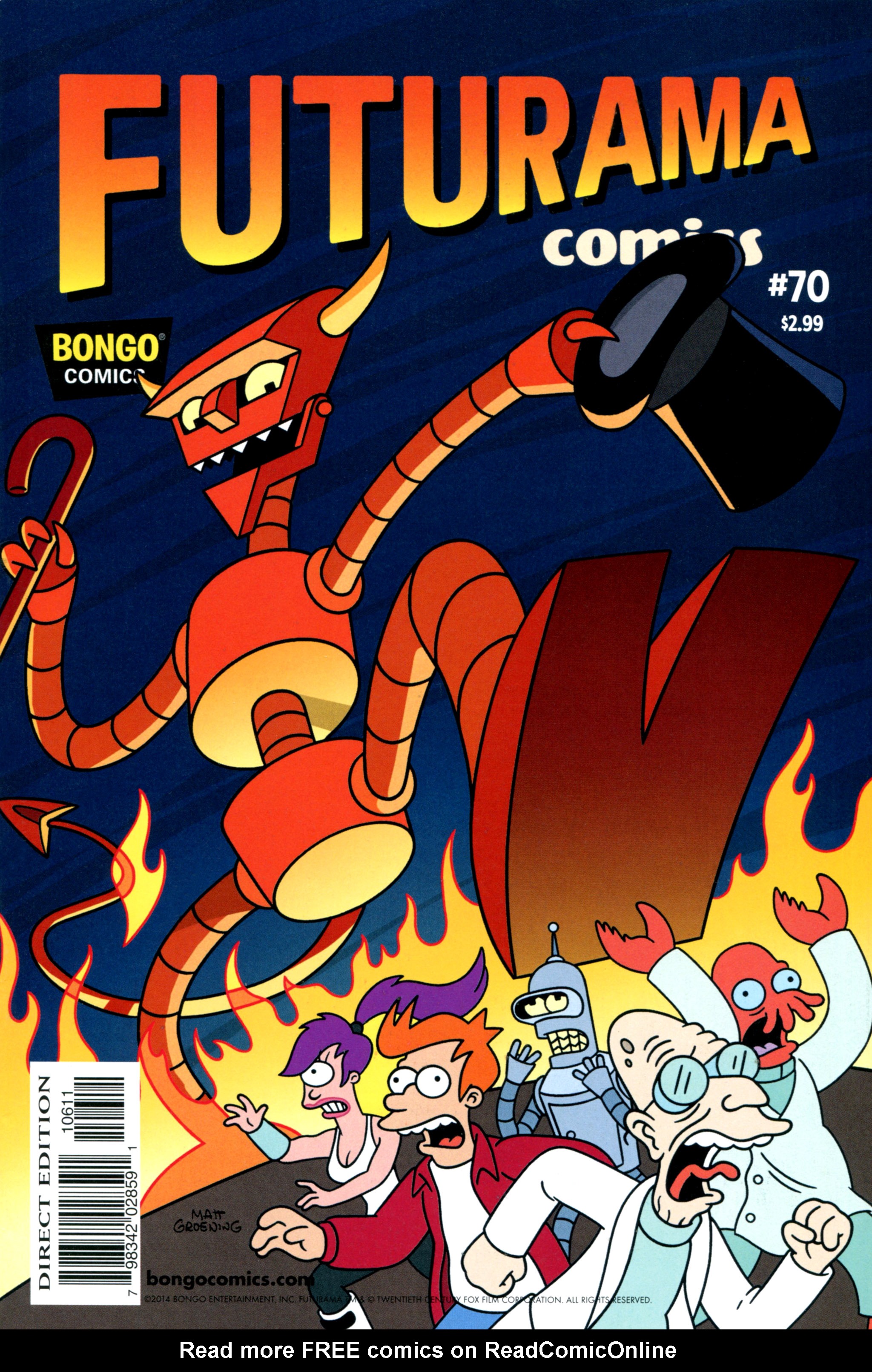Read online Futurama Comics comic -  Issue #70 - 1