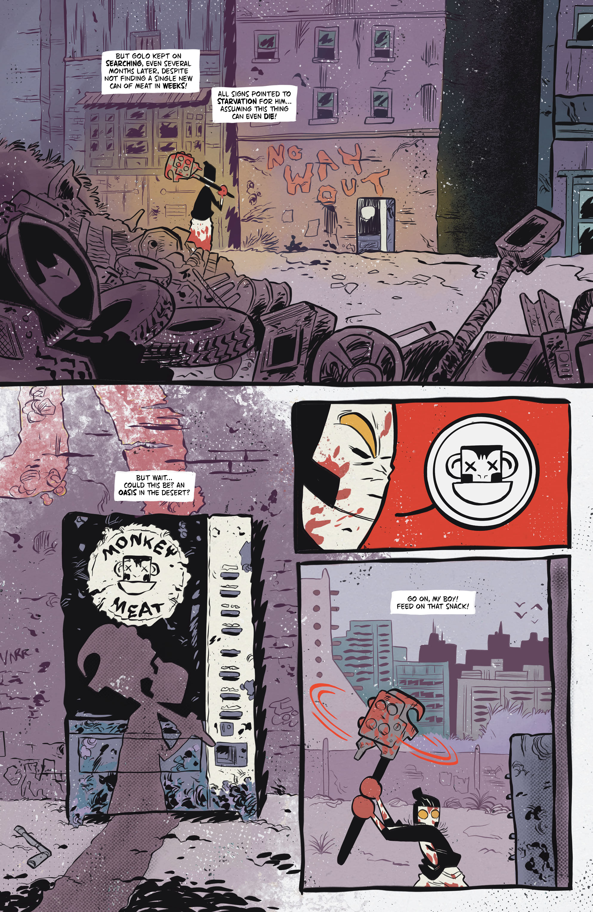 Read online Monkey Meat comic -  Issue #5 - 10