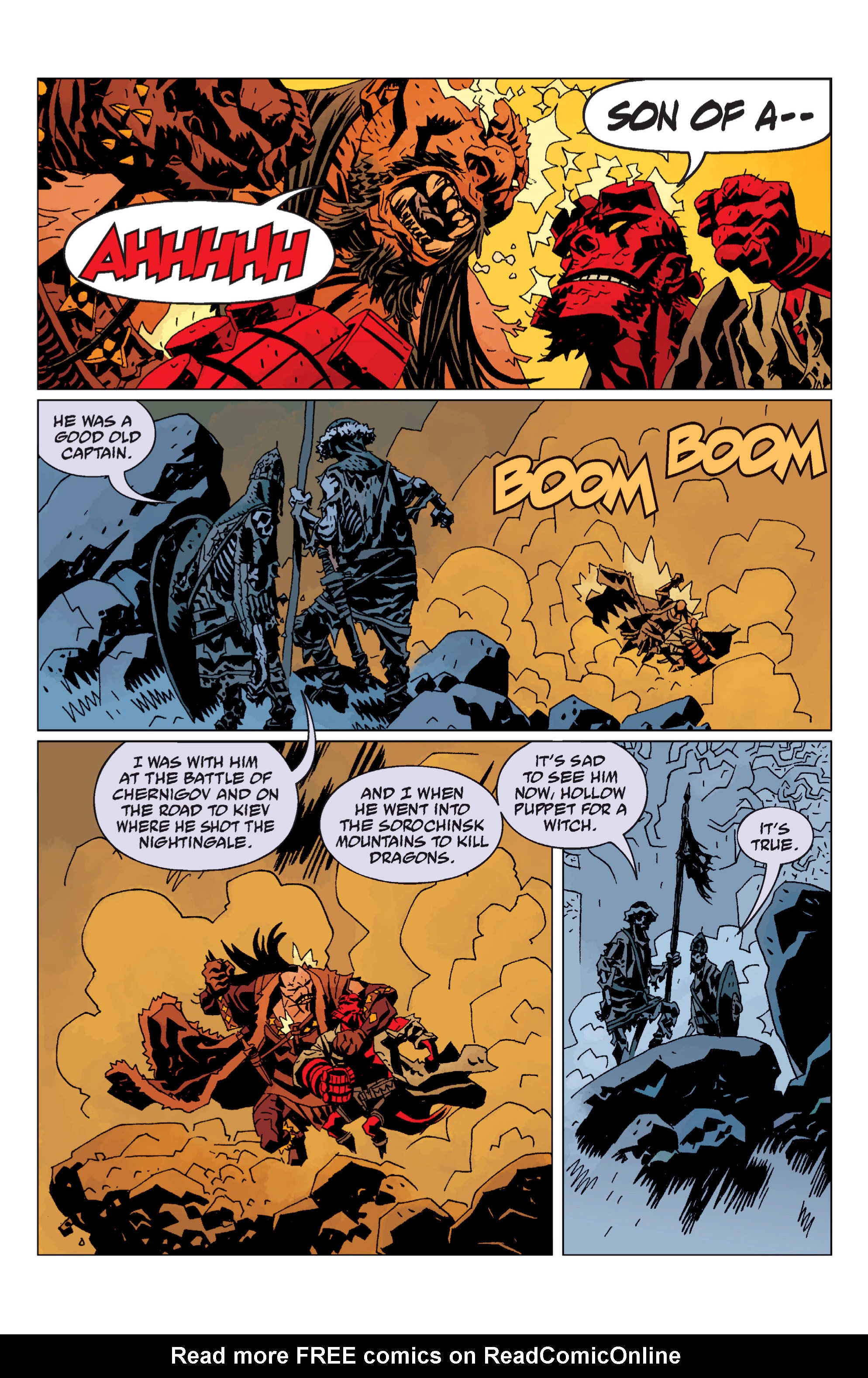 Read online Hellboy comic -  Issue #8 - 144