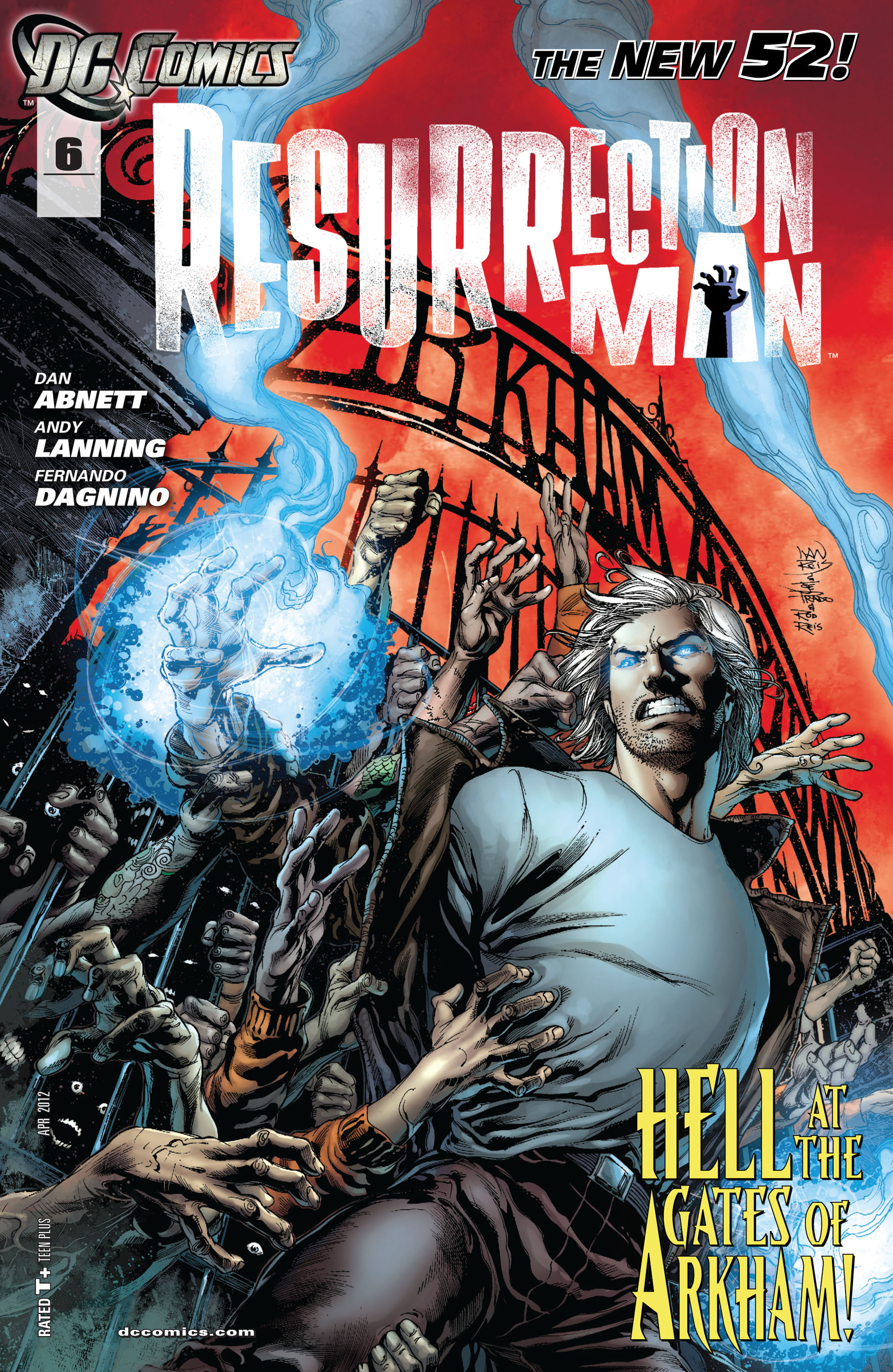 Read online Resurrection Man (2011) comic -  Issue #6 - 1