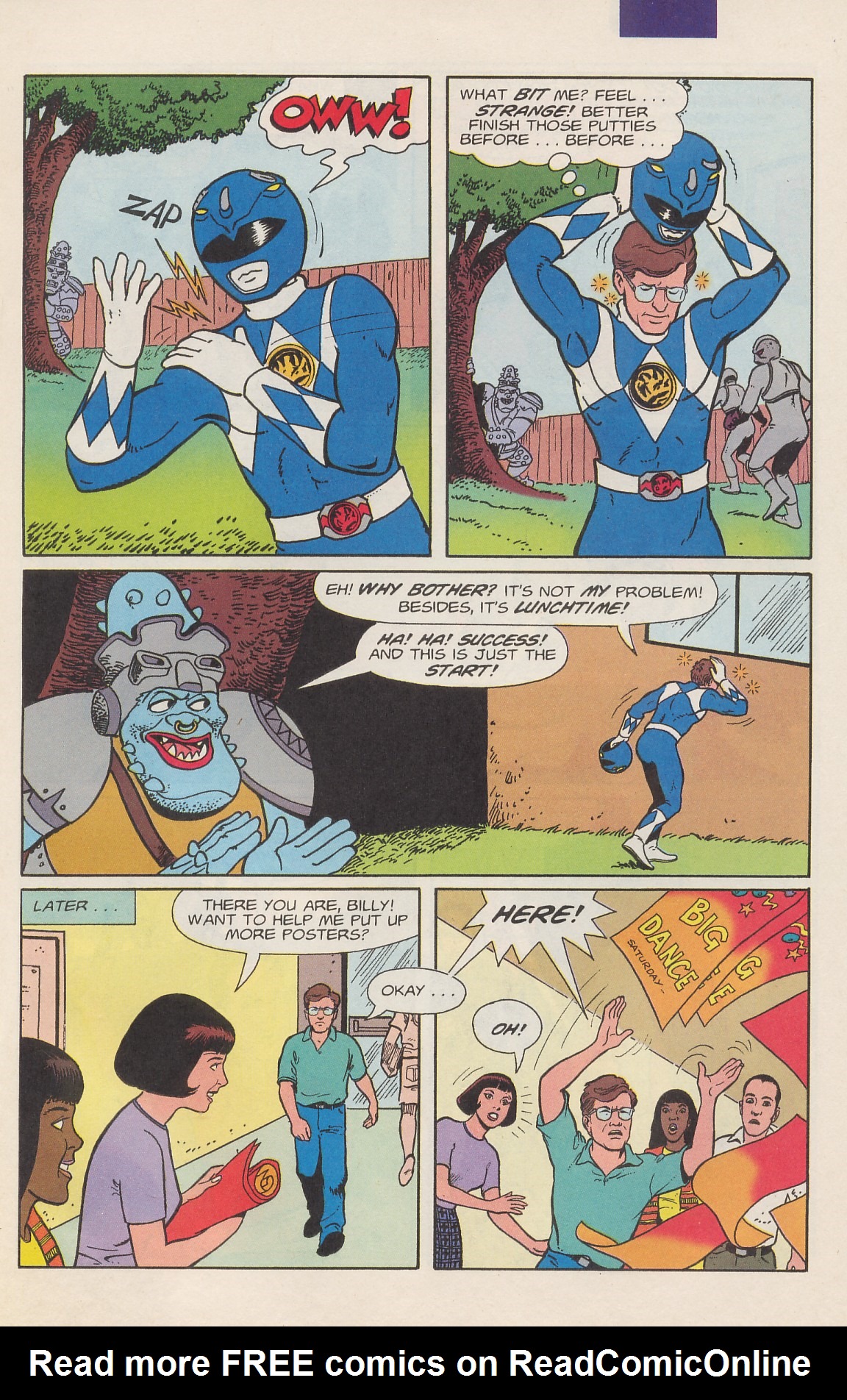 Read online Saban's Mighty Morphin Power Rangers (1995) comic -  Issue #3 - 7