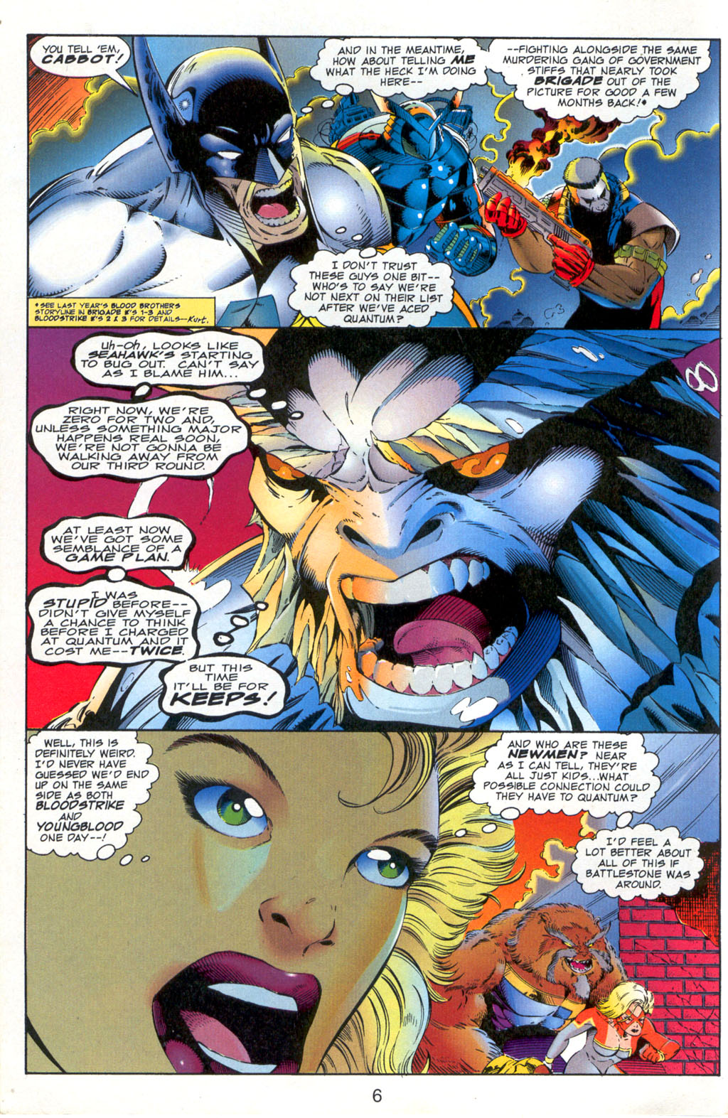 Read online Brigade (1993) comic -  Issue #9 - 10