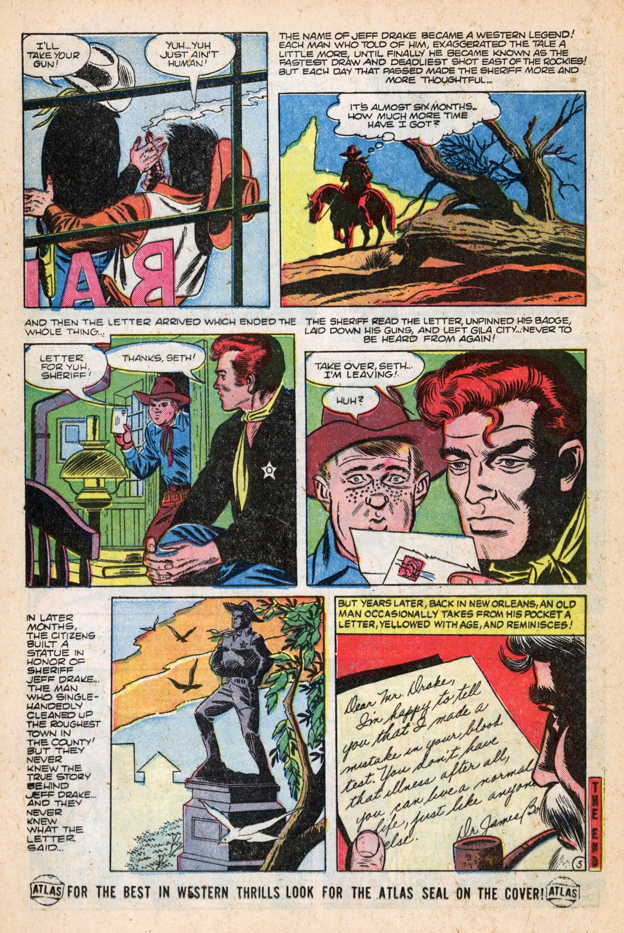 Read online The Outlaw Kid (1954) comic -  Issue #6 - 24