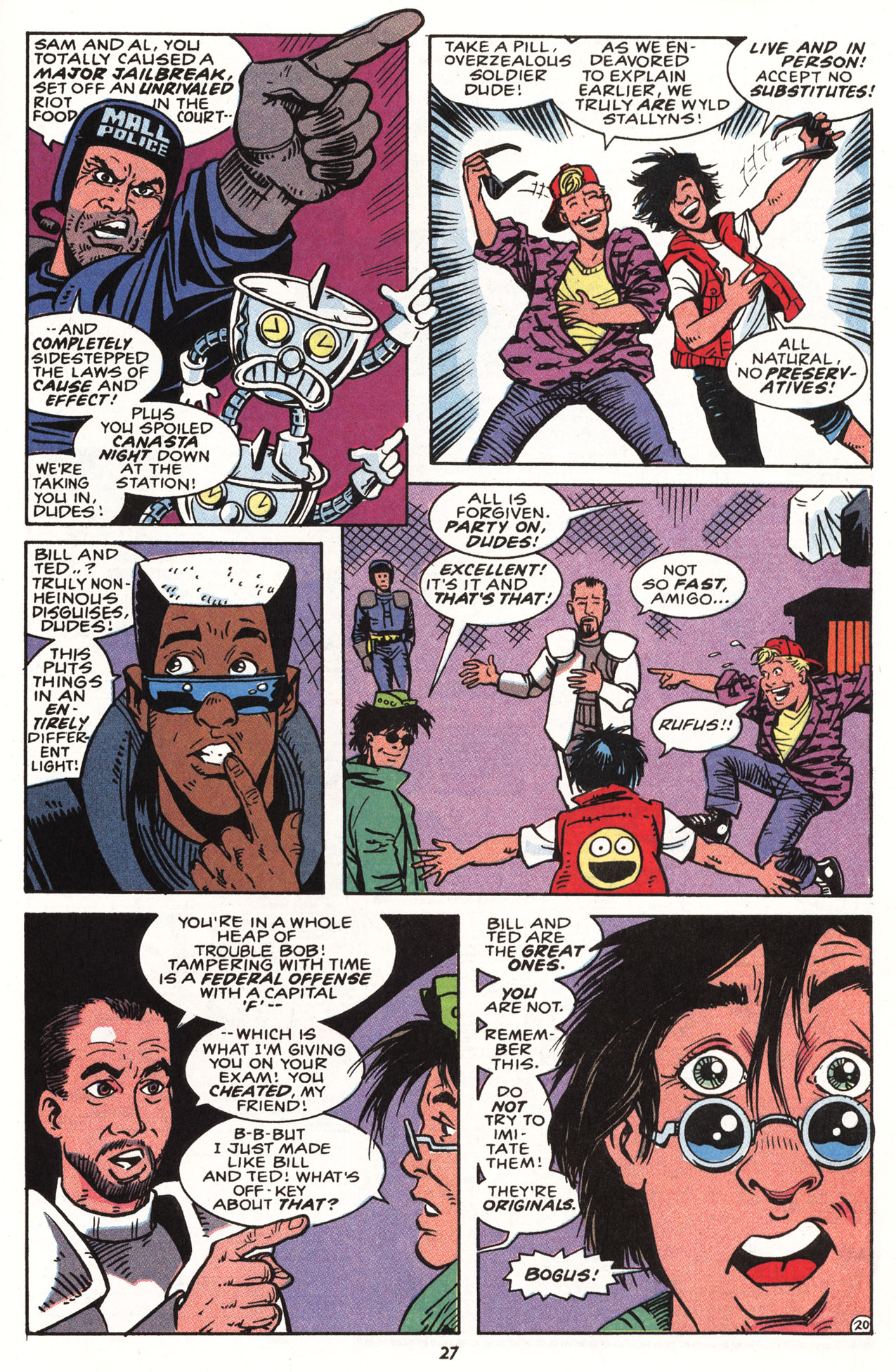 Read online Bill & Ted's Excellent Comic Book comic -  Issue #8 - 29